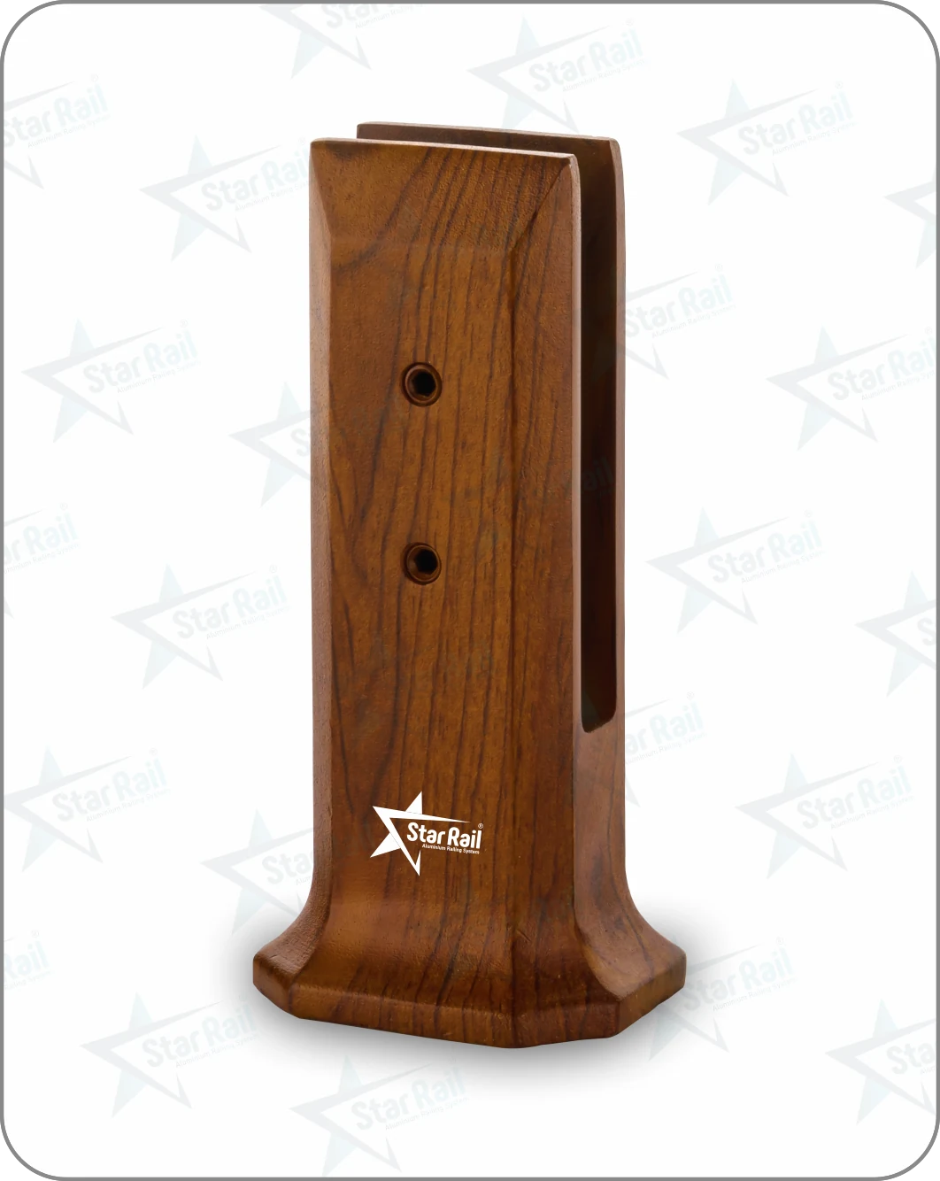 50 X 40 Square Spigot SRS-07 - Architectural Aluminium Glass Railing Hardware | Star Rail Gujarat Wholesaler