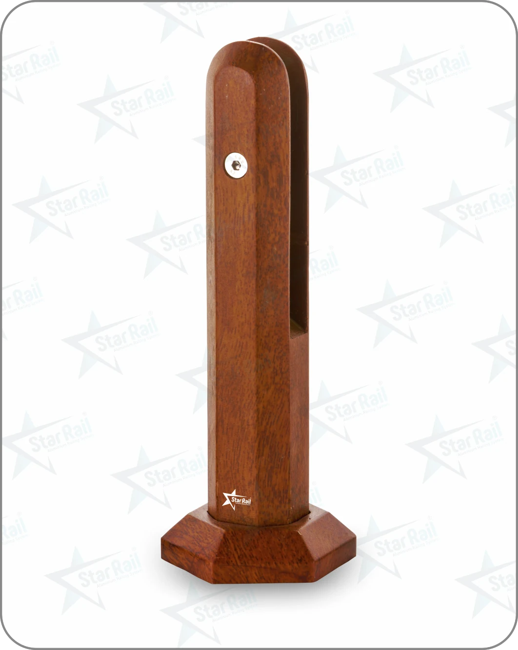 Hexa Plate Spigot SRS-05 - Architectural Aluminium Glass Railing Hardware | Star Rail Gujarat Wholesaler