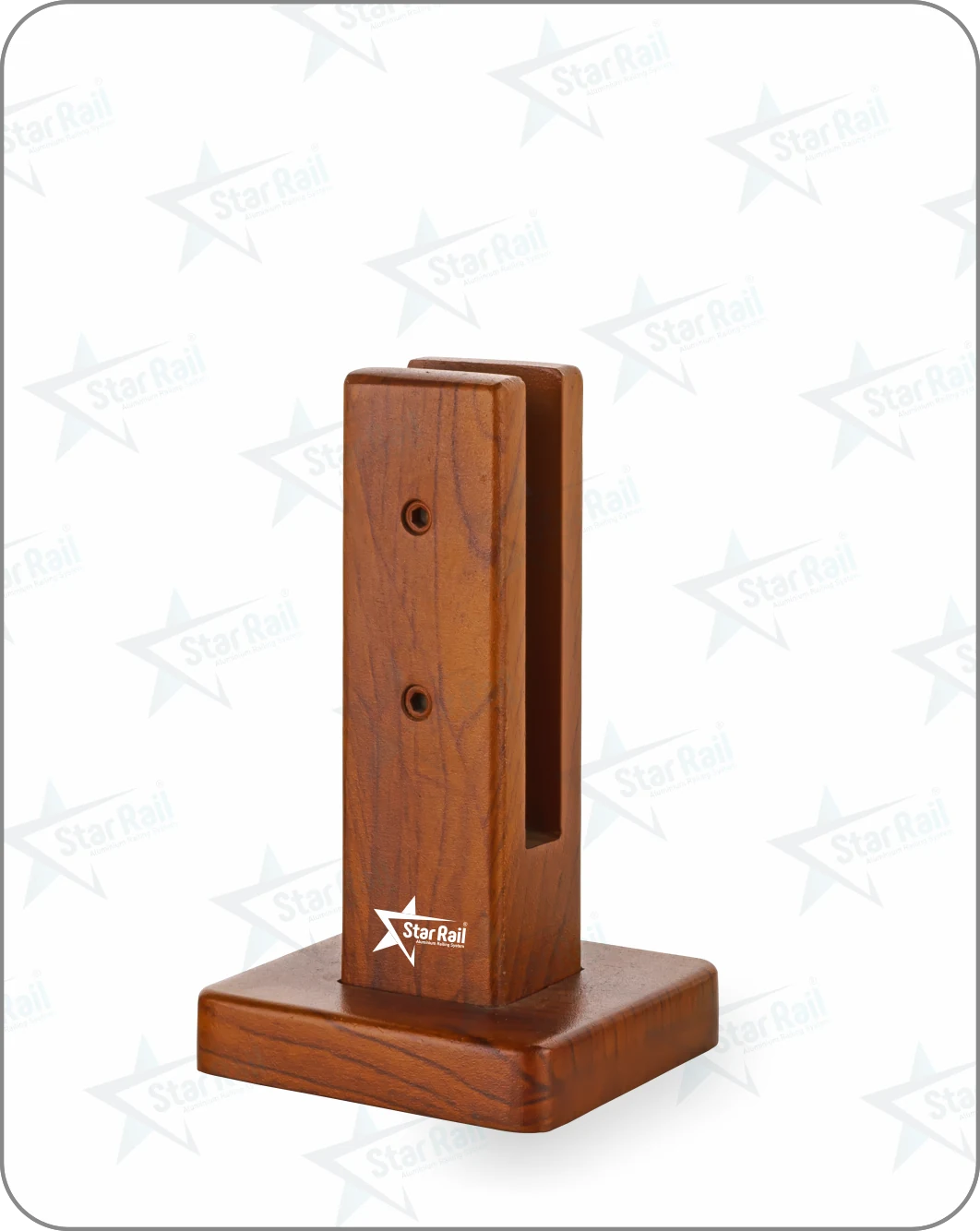Square Plate Spigot SRS-13 - Architectural Aluminium Glass Railing Hardware | Star Rail Gujarat Wholesaler