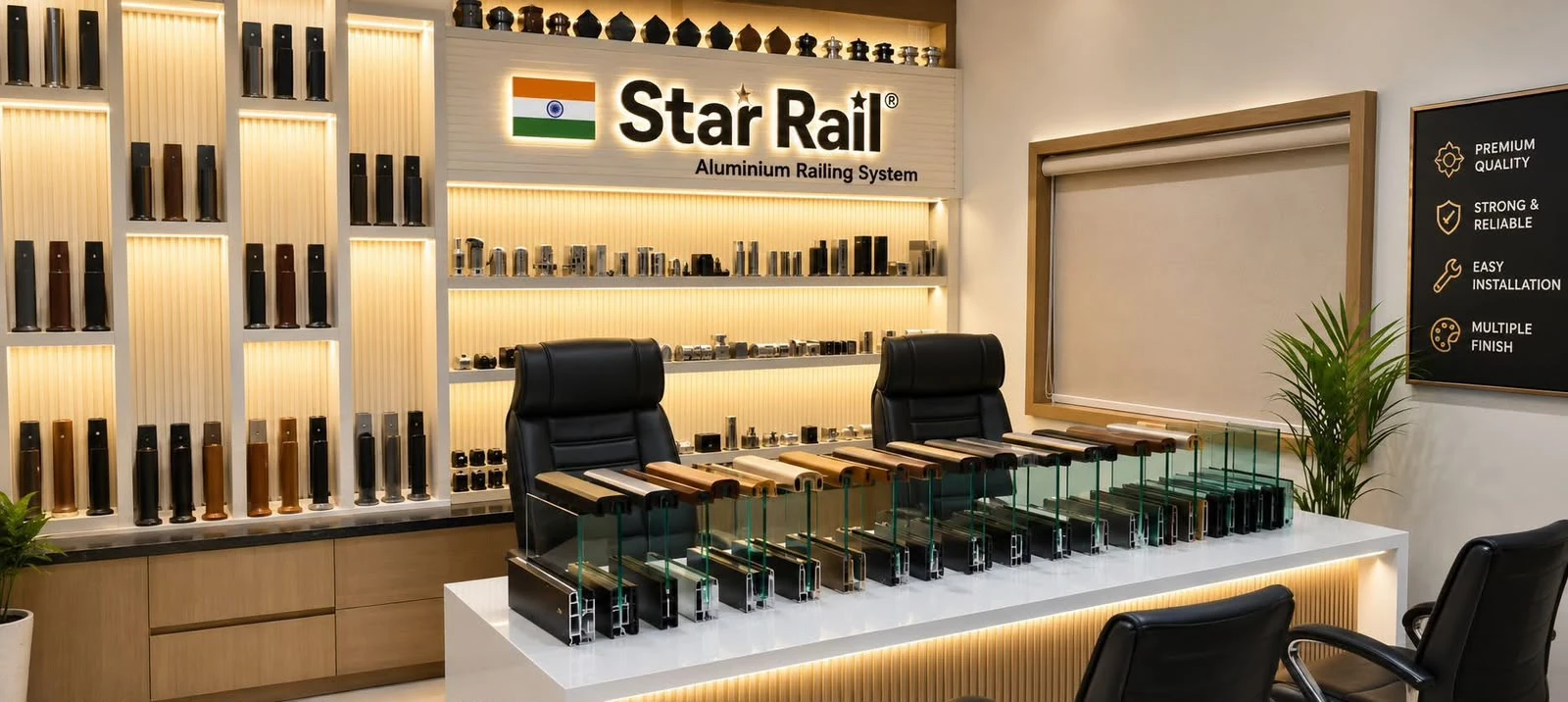 Star Rail Corporate Showroom & Aluminium Railing System Experience Centre