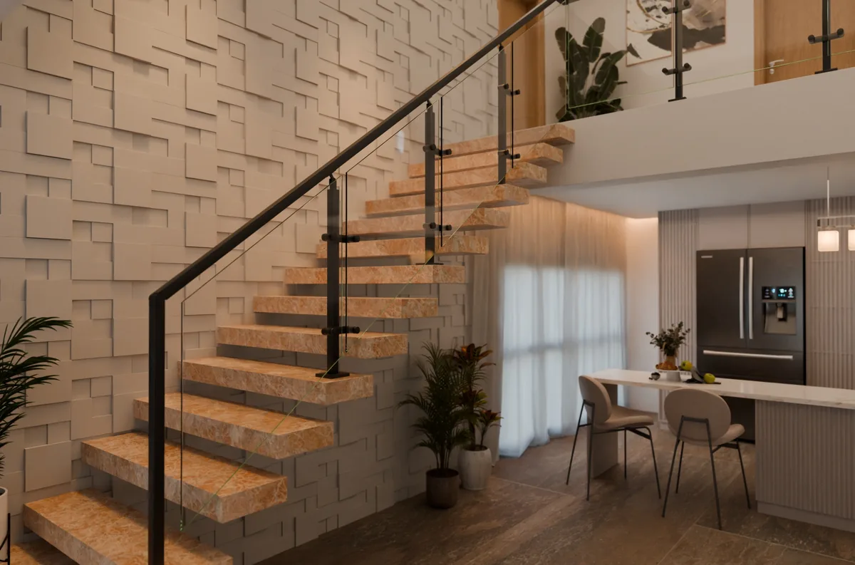 SS 304 Staircase Garden