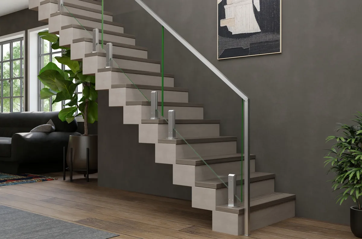 SS 304 Staircase Living