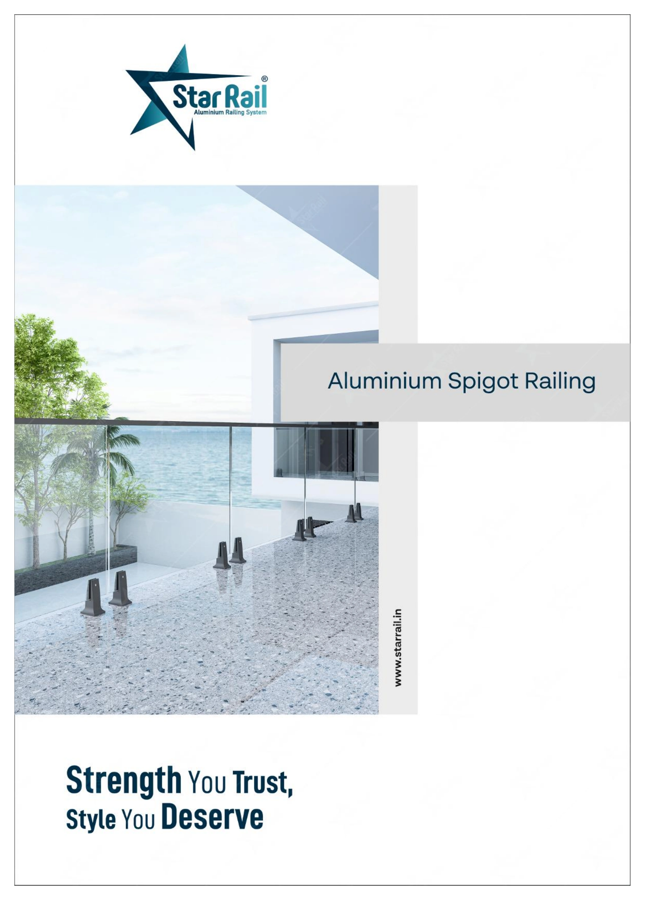 Aluminium Spigot Glass Railing Catalogue
