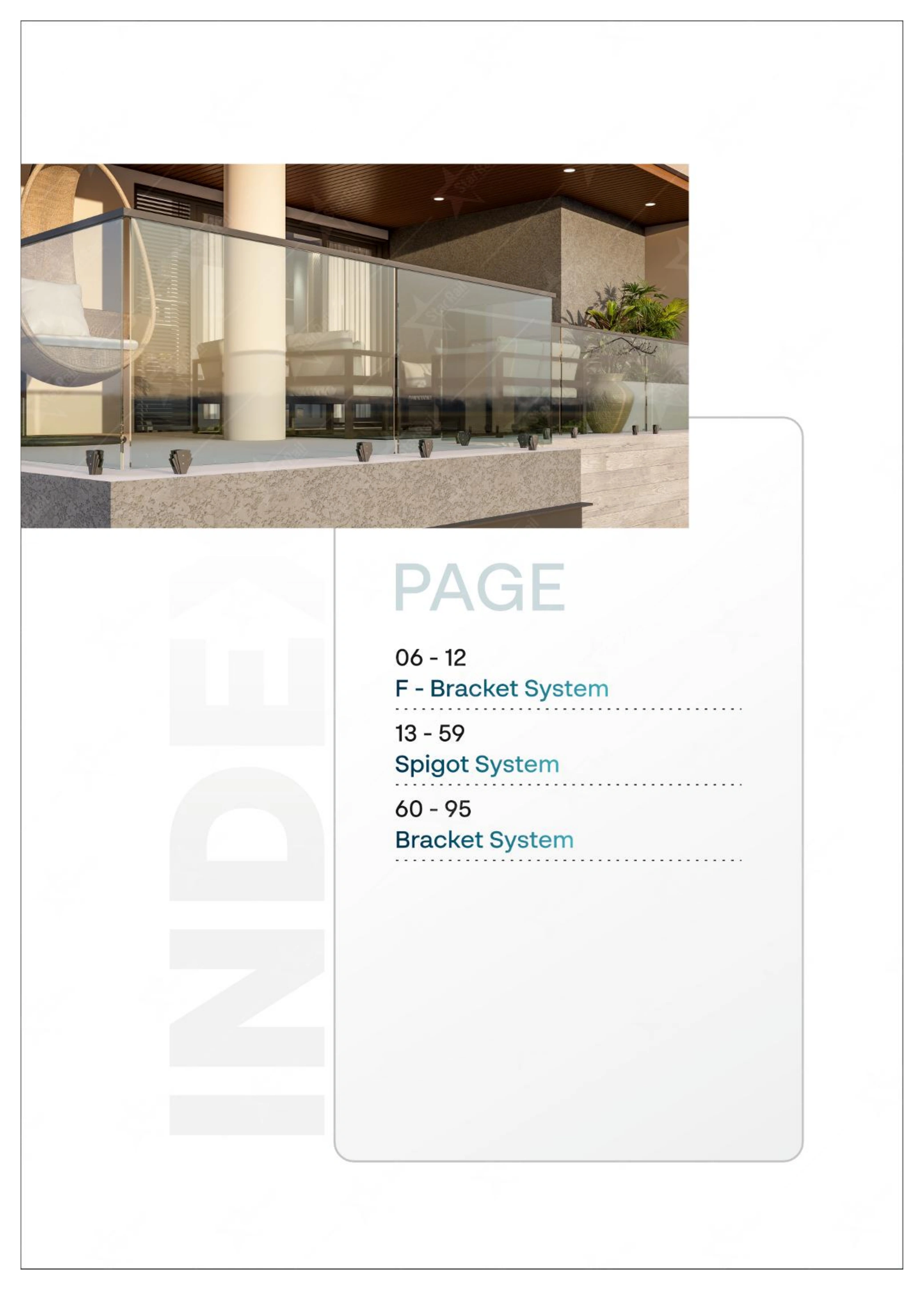 Aluminium Spigot Glass Railing Catalogue — Page 5