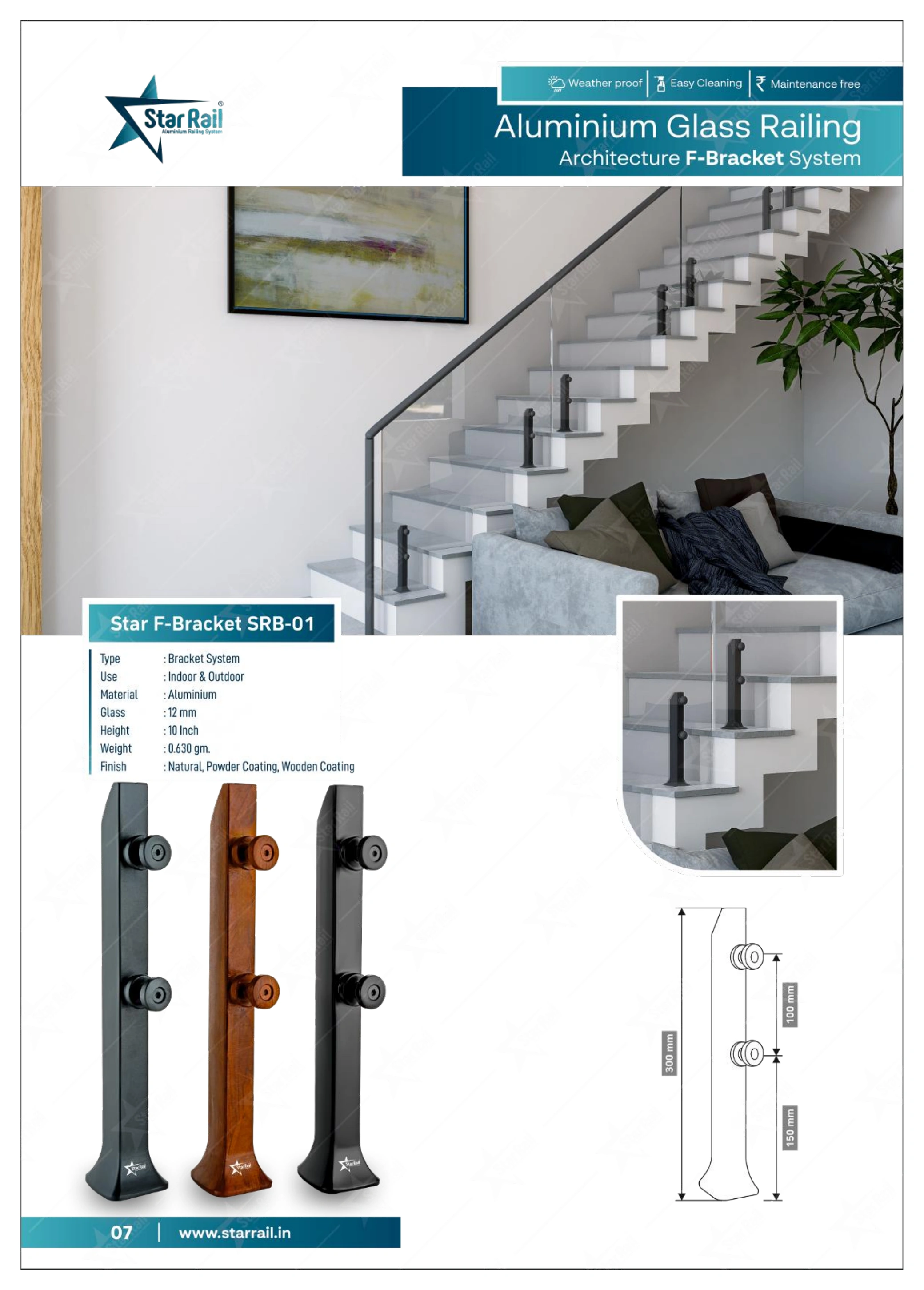 Aluminium Spigot Glass Railing Catalogue — Page 7