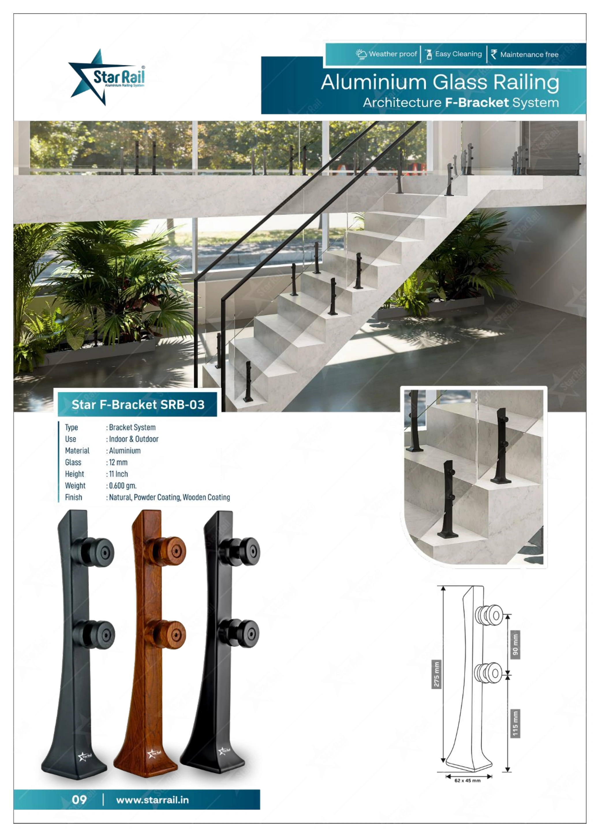 Aluminium Spigot Glass Railing Catalogue — Page 9