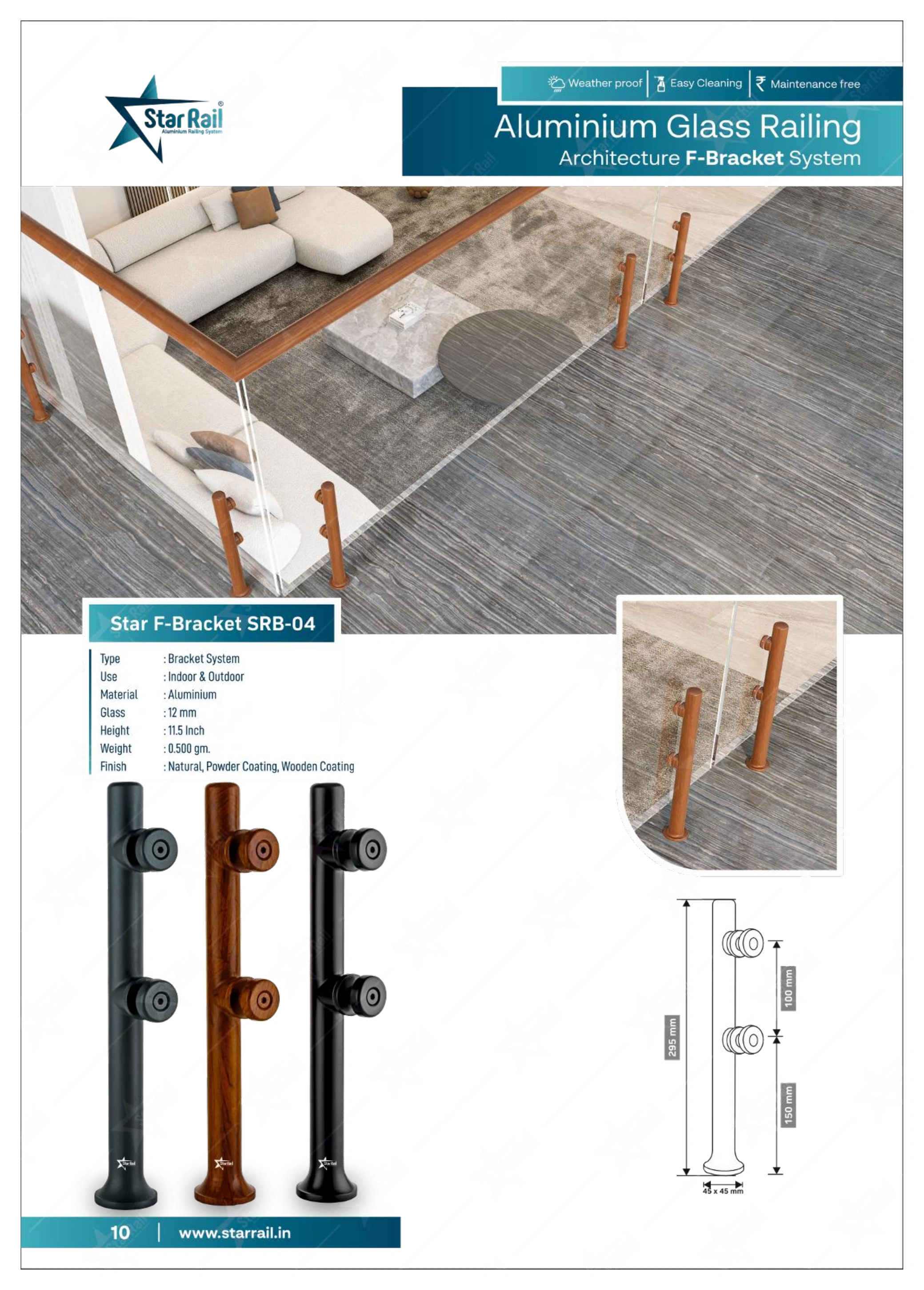 Aluminium Spigot Glass Railing Catalogue — Page 10