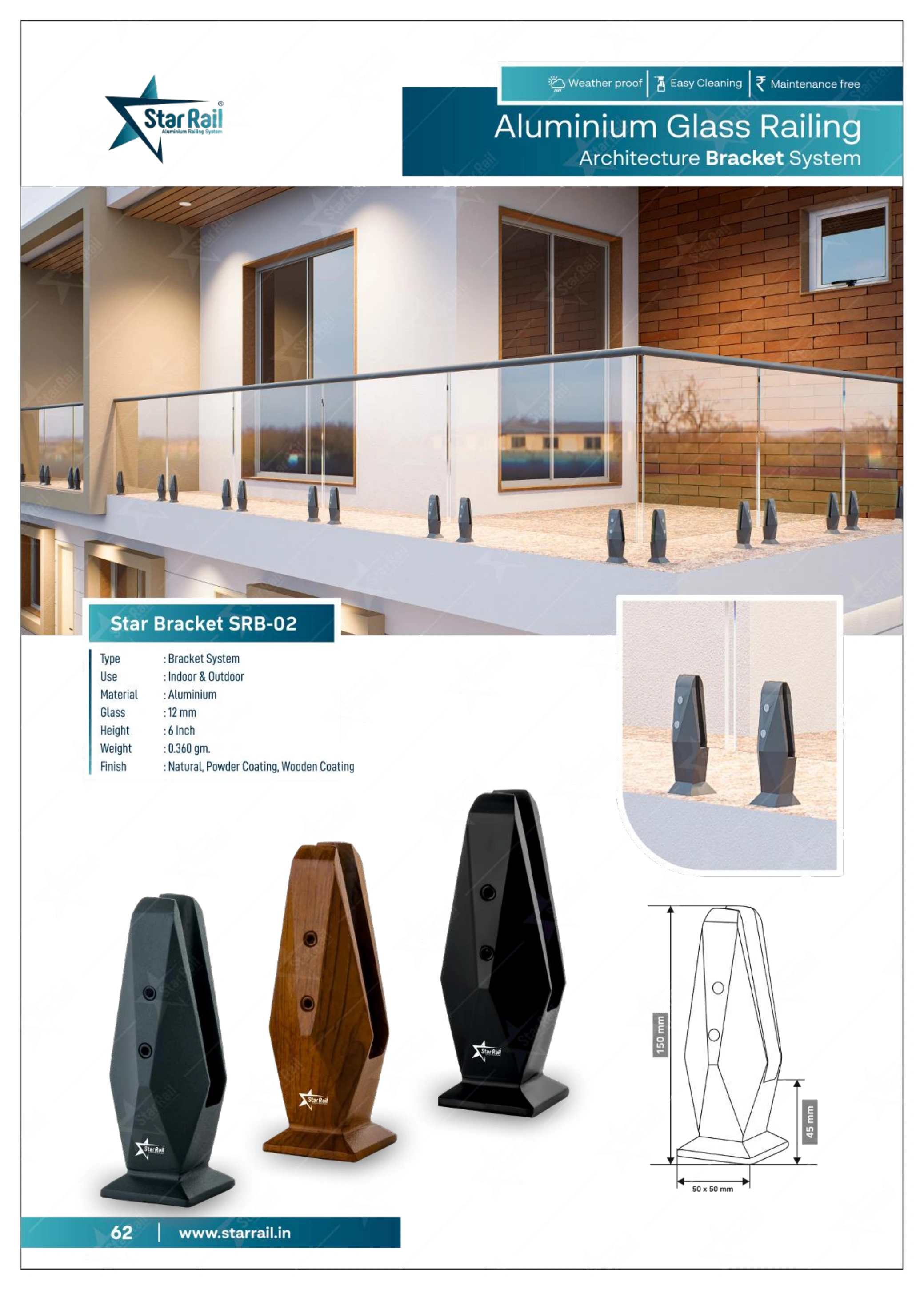Aluminium Spigot Glass Railing Catalogue — Page 62