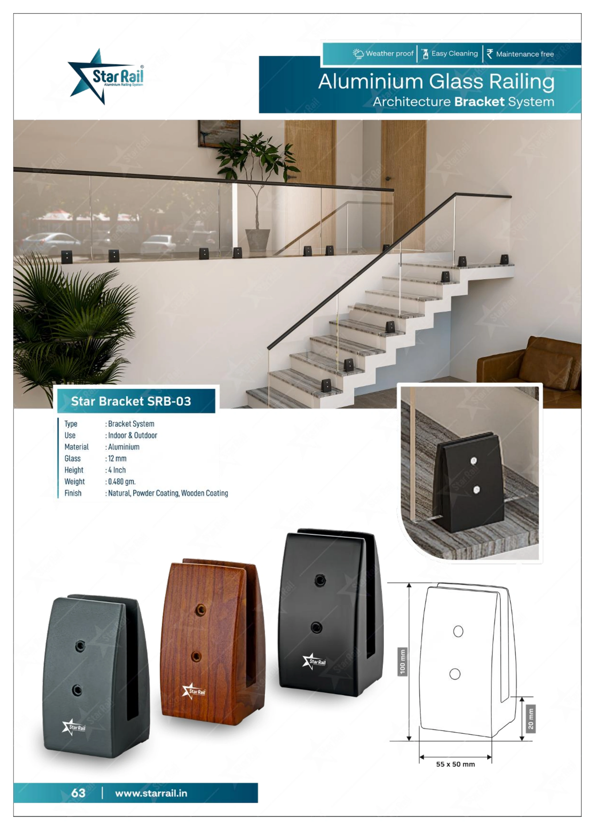 Aluminium Spigot Glass Railing Catalogue — Page 63