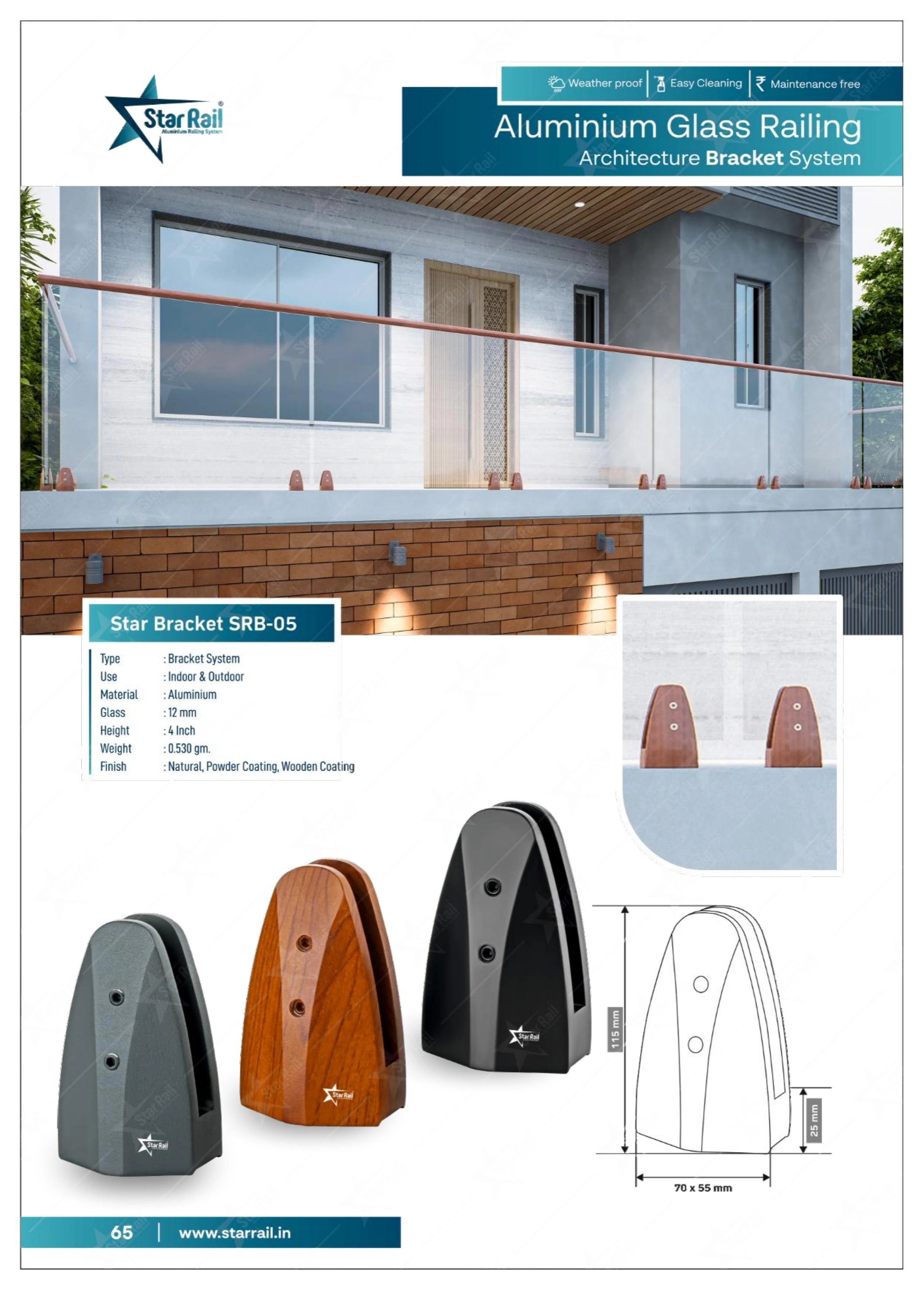 Aluminium Spigot Glass Railing Catalogue — Page 65