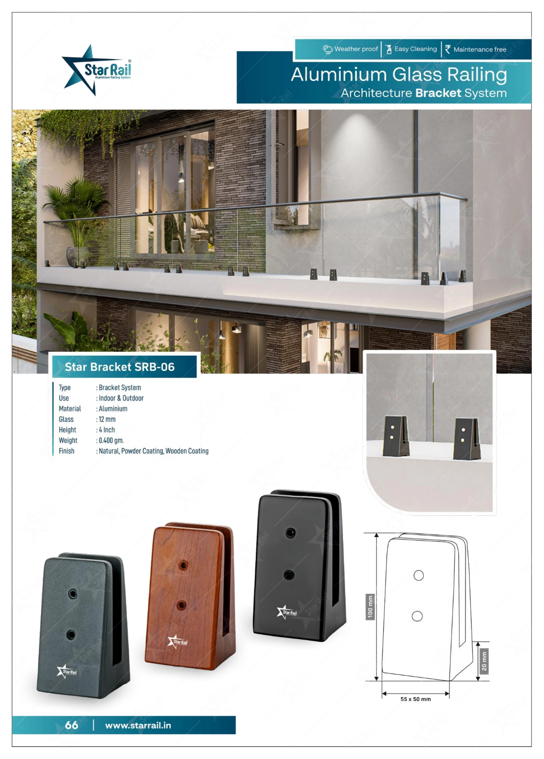 Aluminium Spigot Glass Railing Catalogue — Page 66