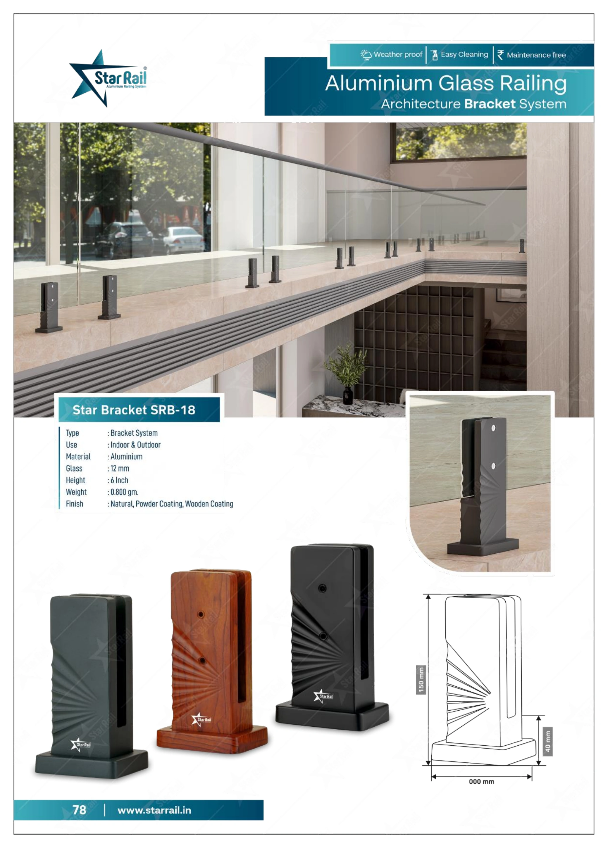 Aluminium Spigot Glass Railing Catalogue — Page 78