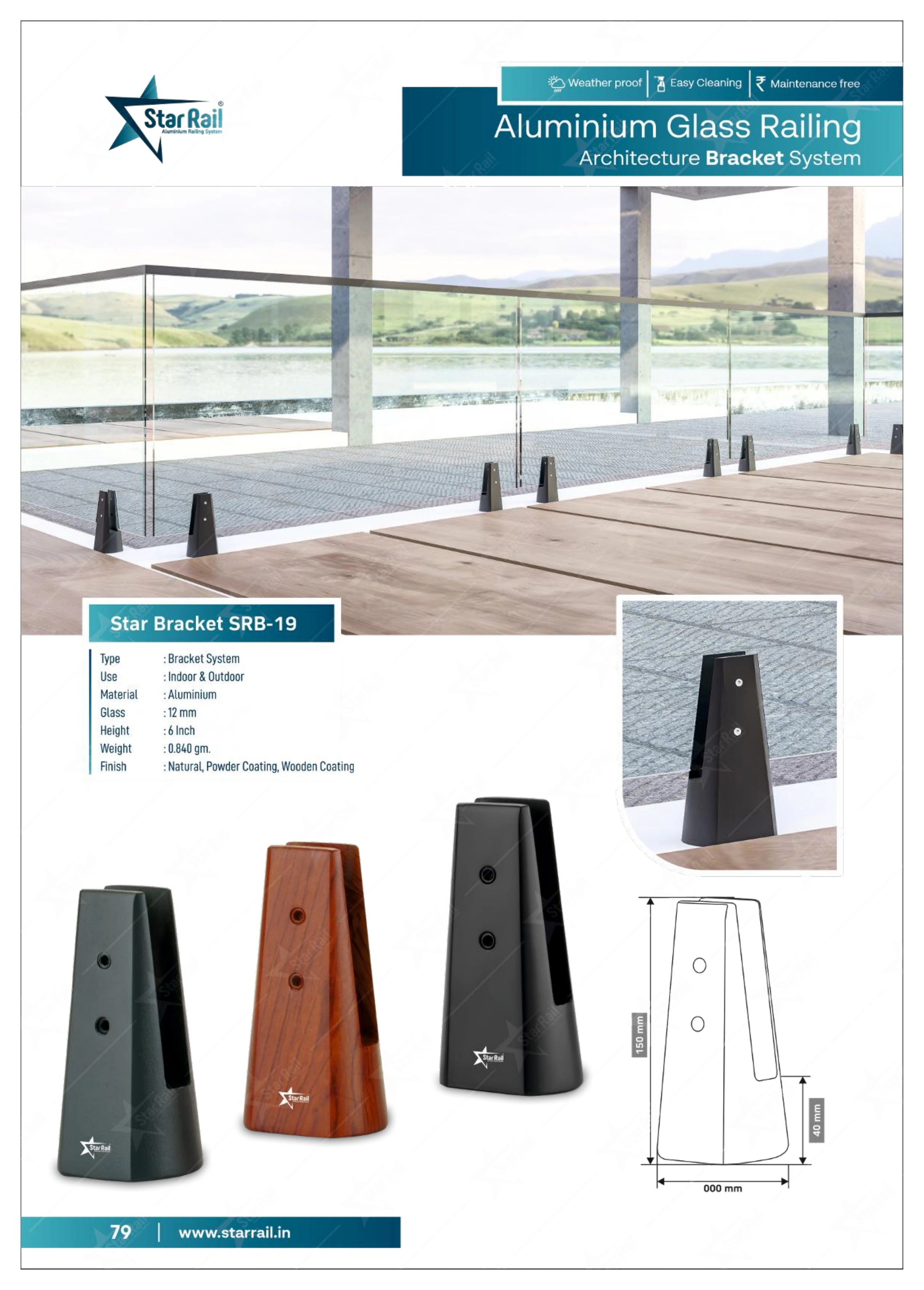 Aluminium Spigot Glass Railing Catalogue — Page 79