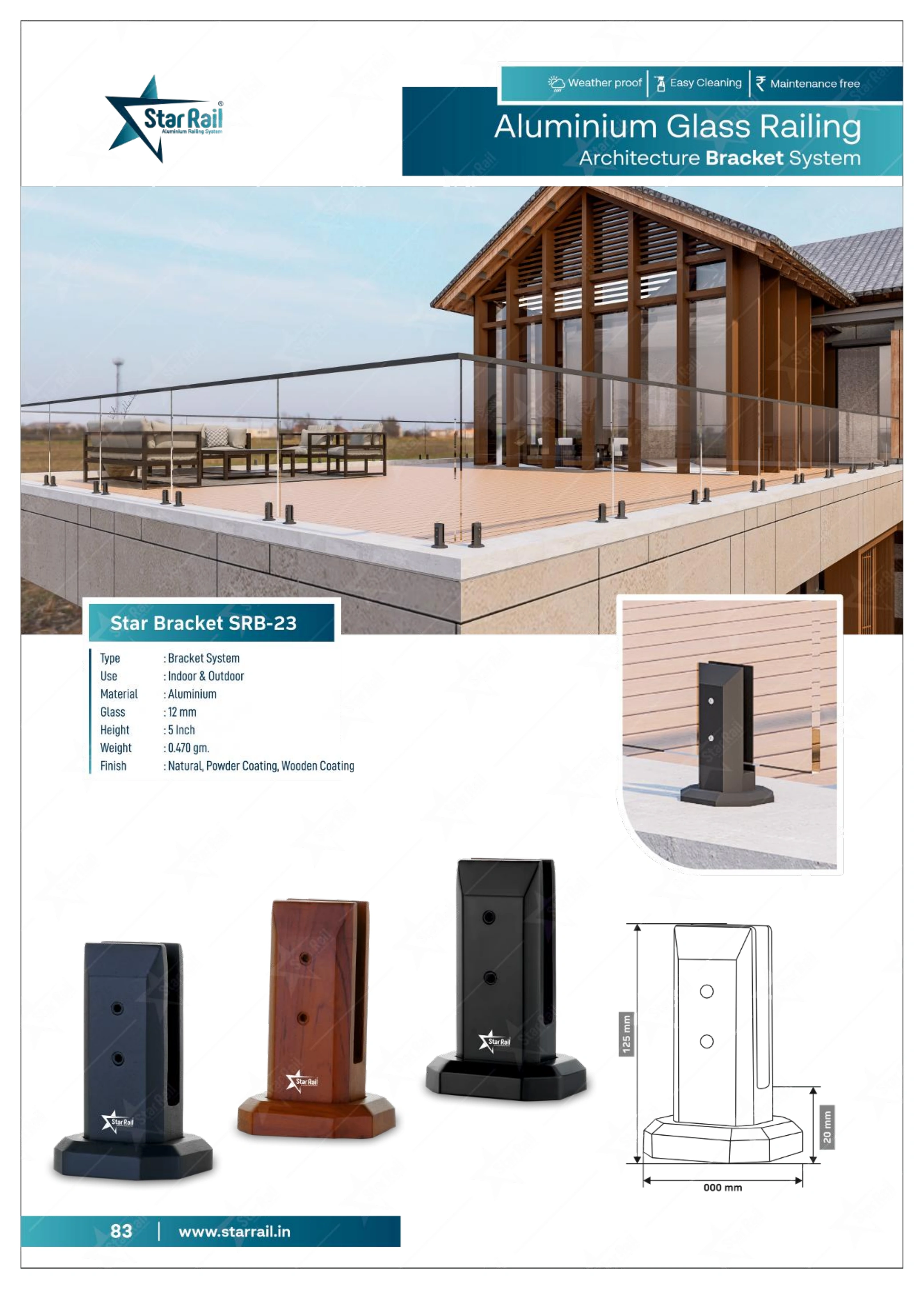 Aluminium Spigot Glass Railing Catalogue — Page 83