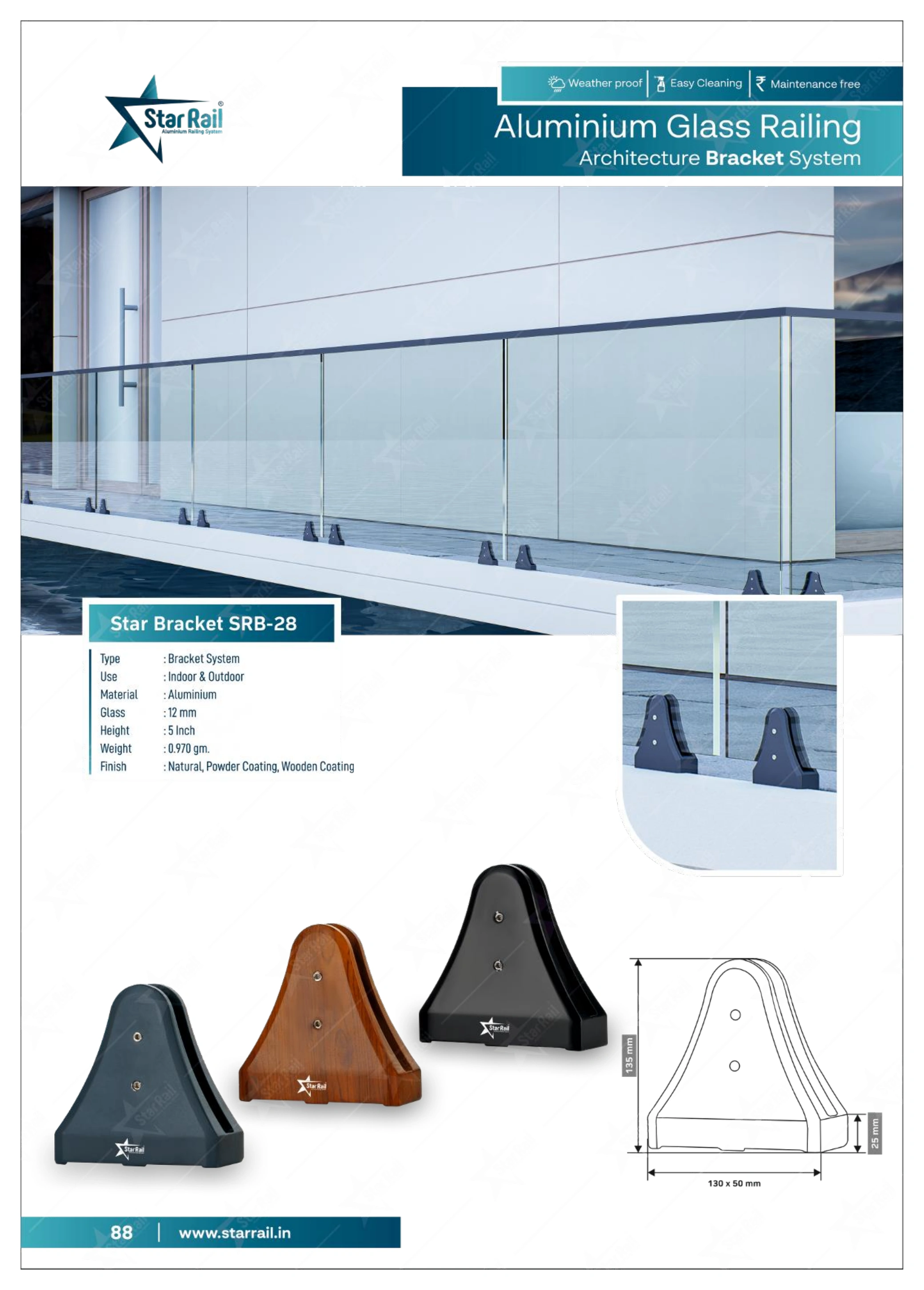 Aluminium Spigot Glass Railing Catalogue — Page 88