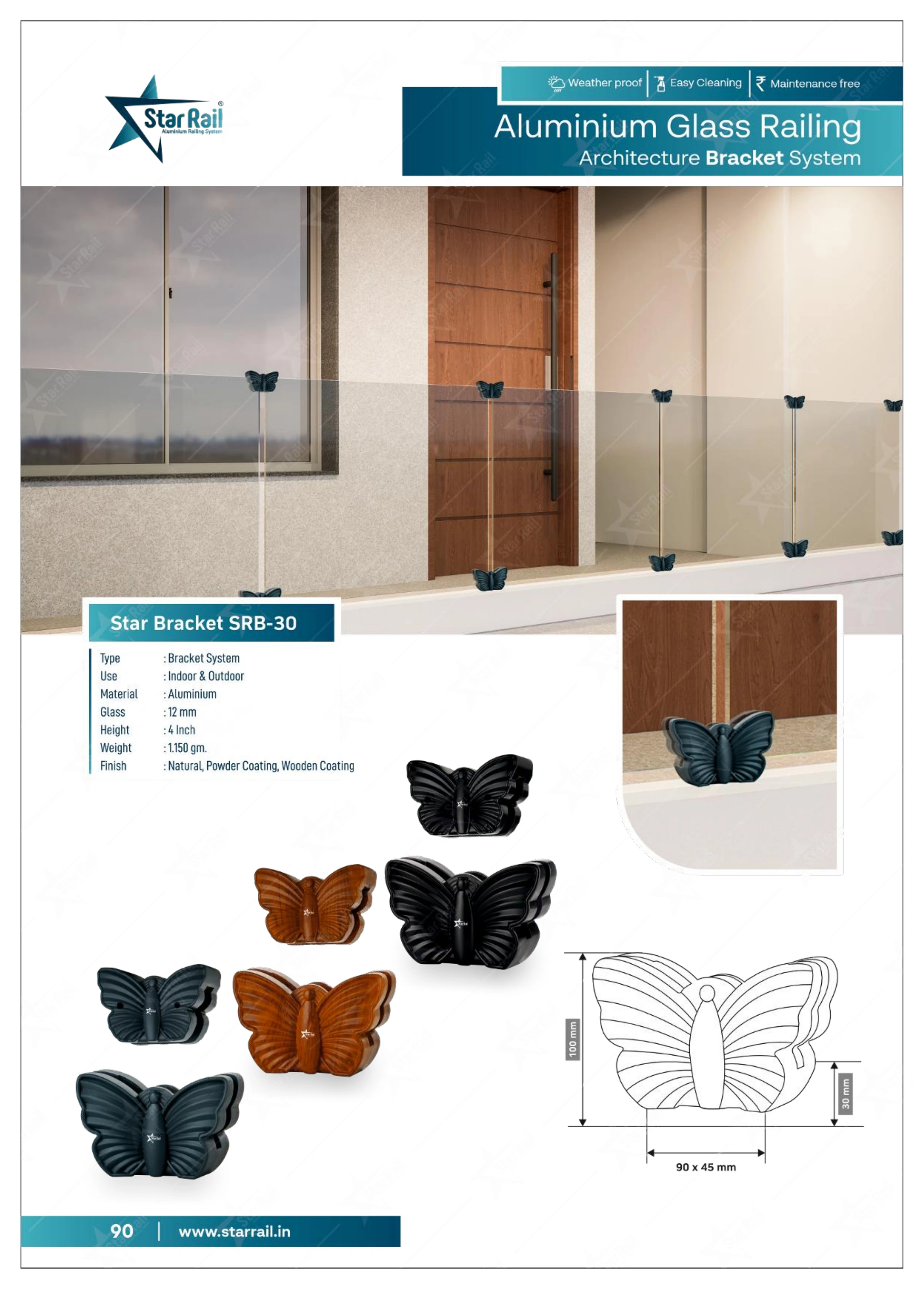 Aluminium Spigot Glass Railing Catalogue — Page 90