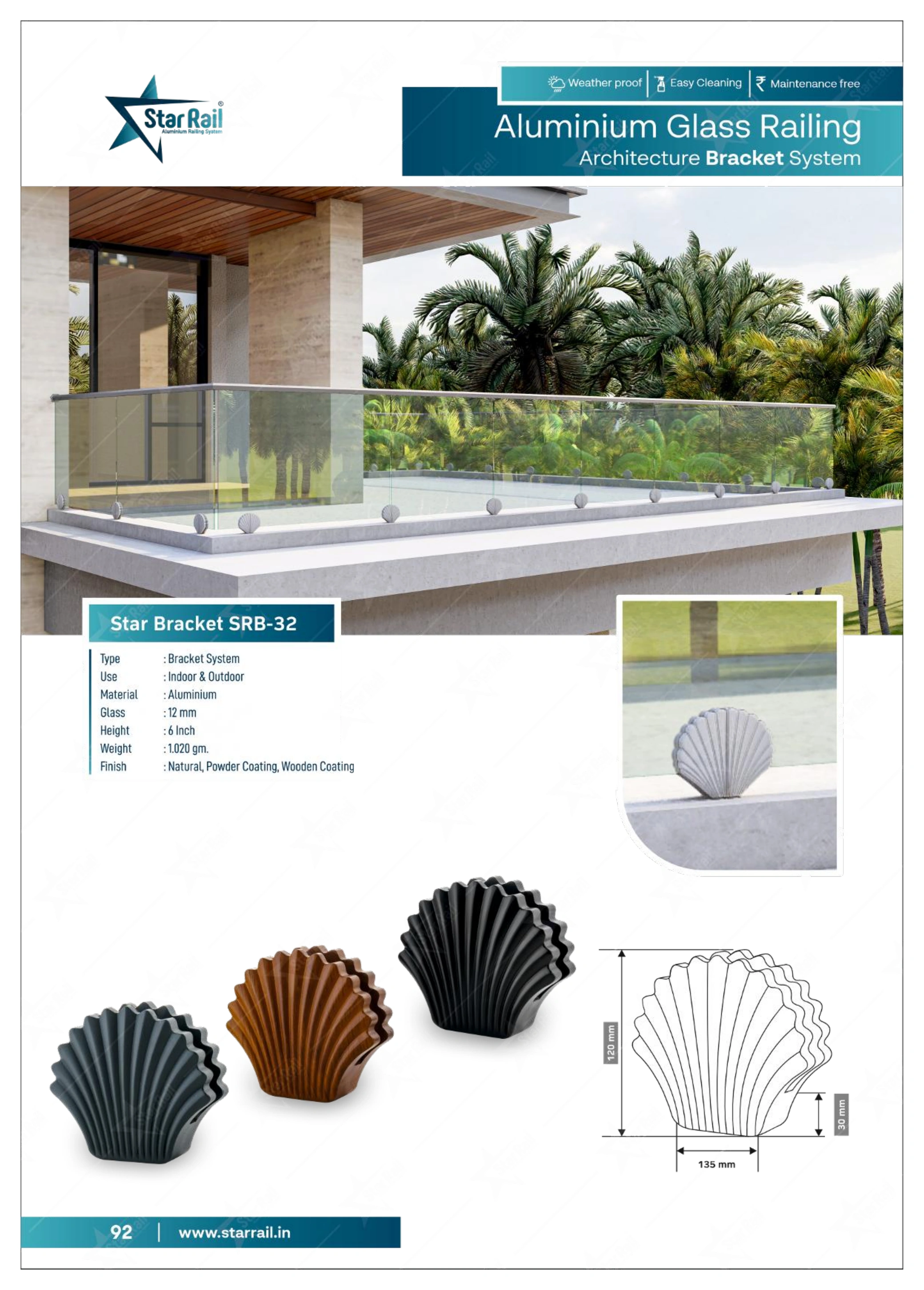 Aluminium Spigot Glass Railing Catalogue — Page 92