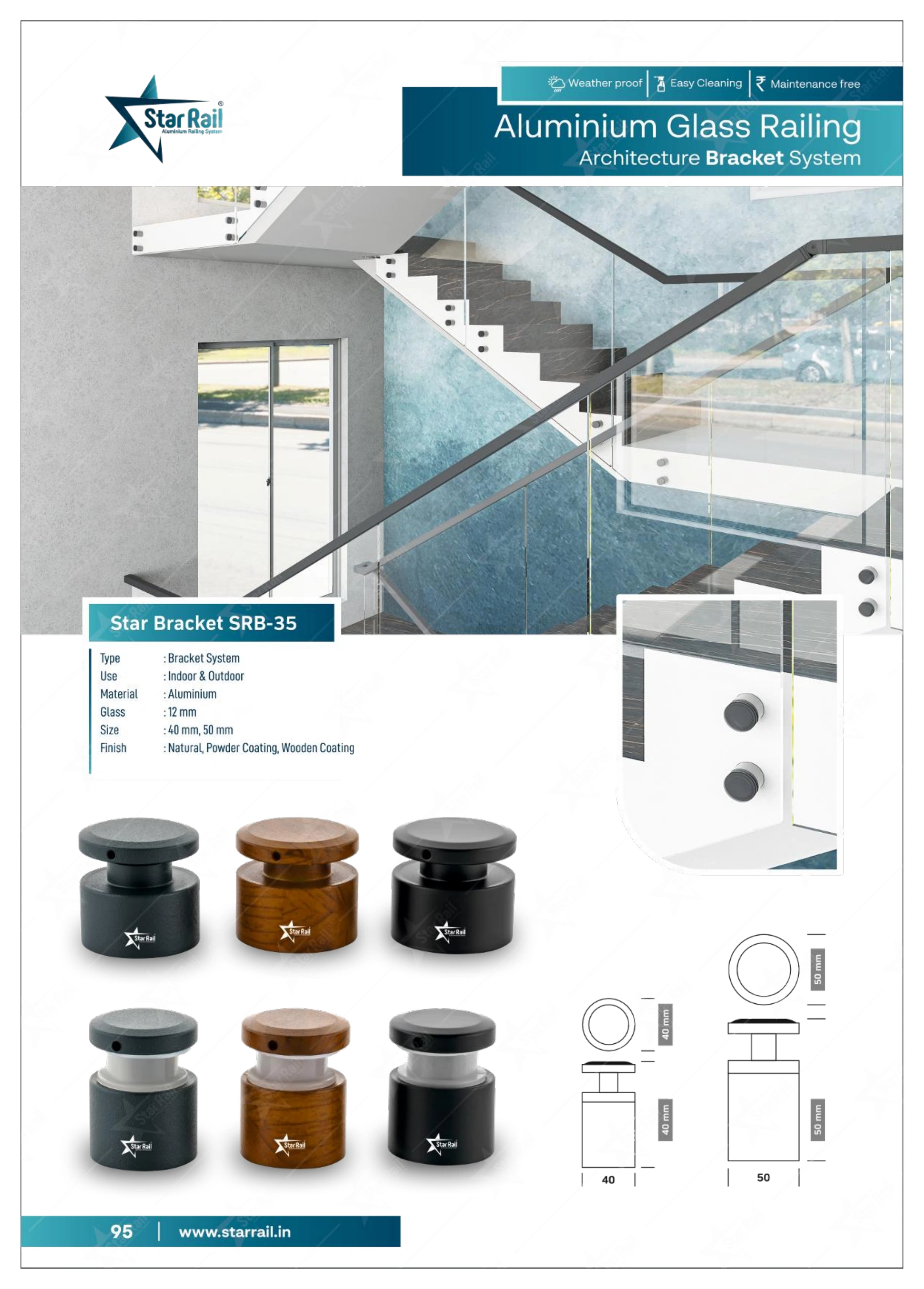 Aluminium Spigot Glass Railing Catalogue — Page 95