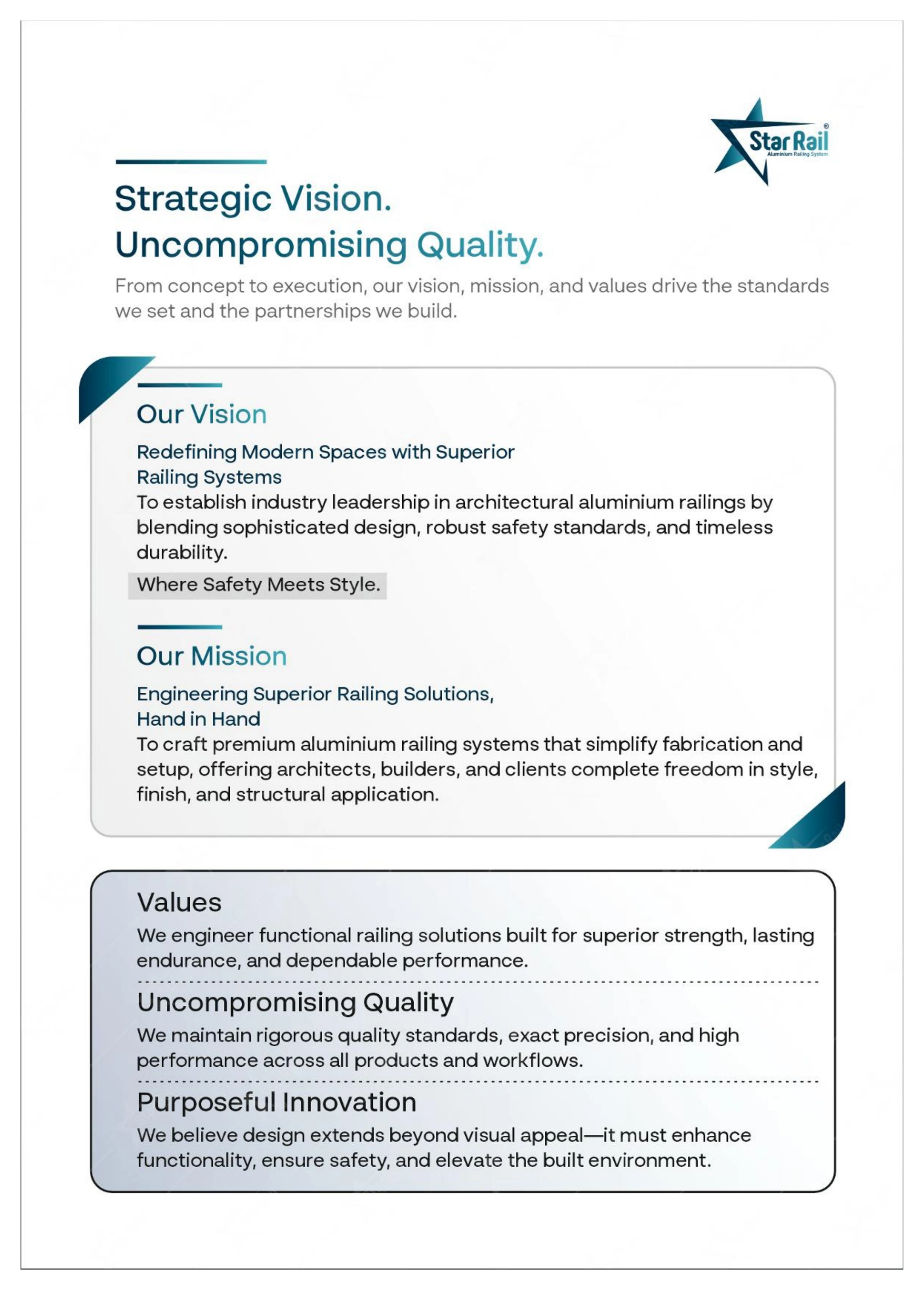 Top & Bottom Profile Railings Catalogue — Page 2