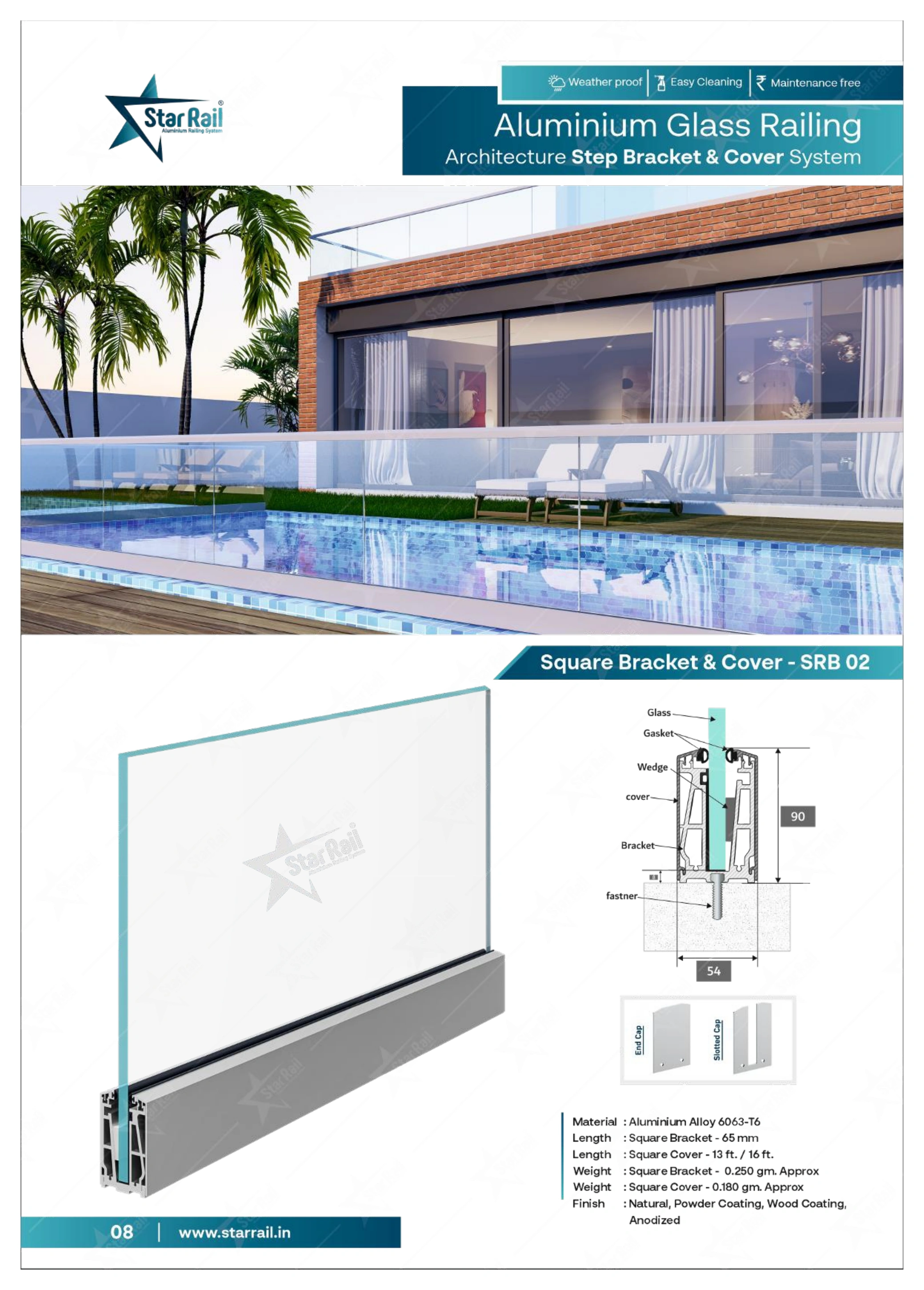 Top & Bottom Profile Railings Catalogue — Page 8
