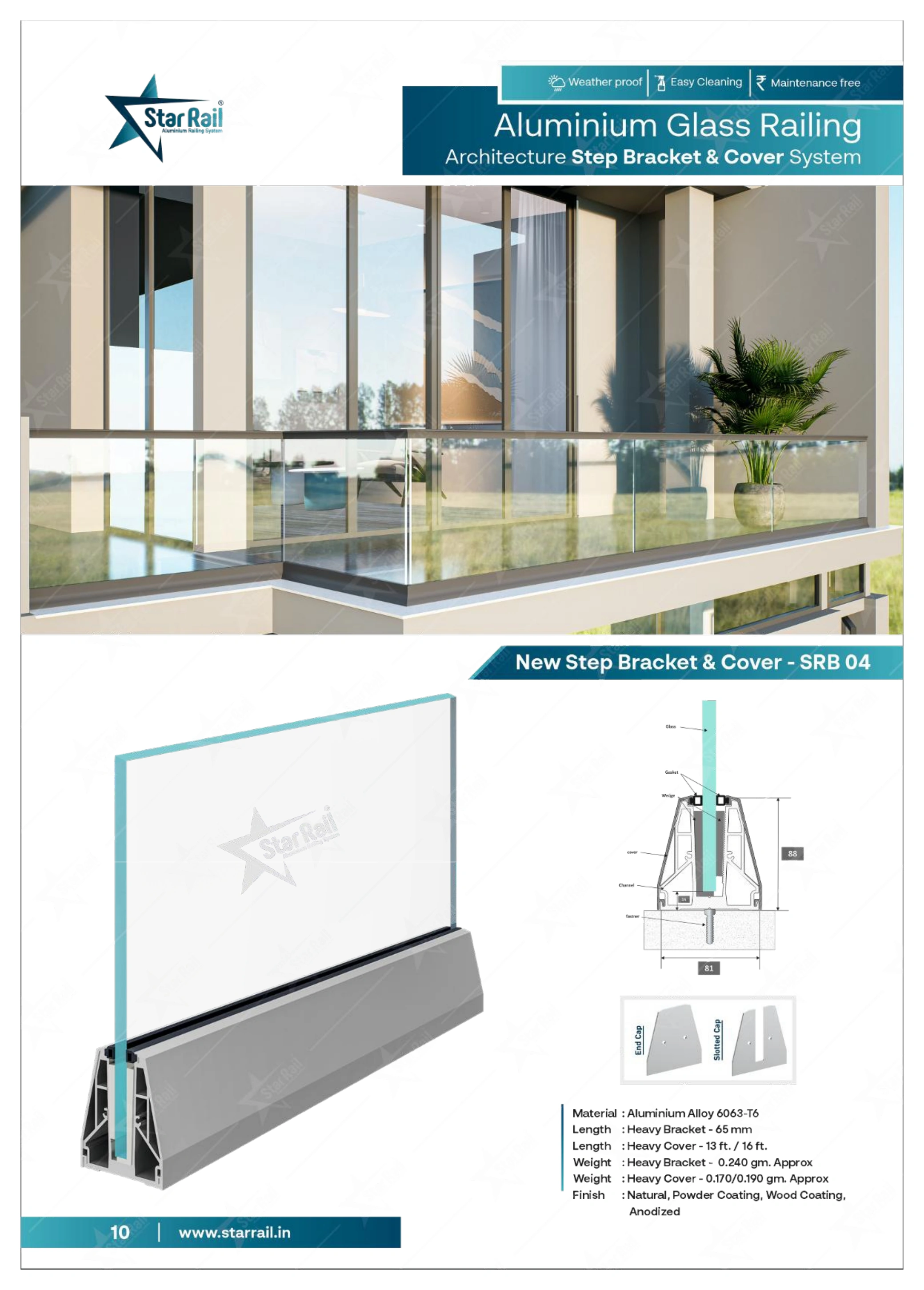 Top & Bottom Profile Railings Catalogue — Page 10