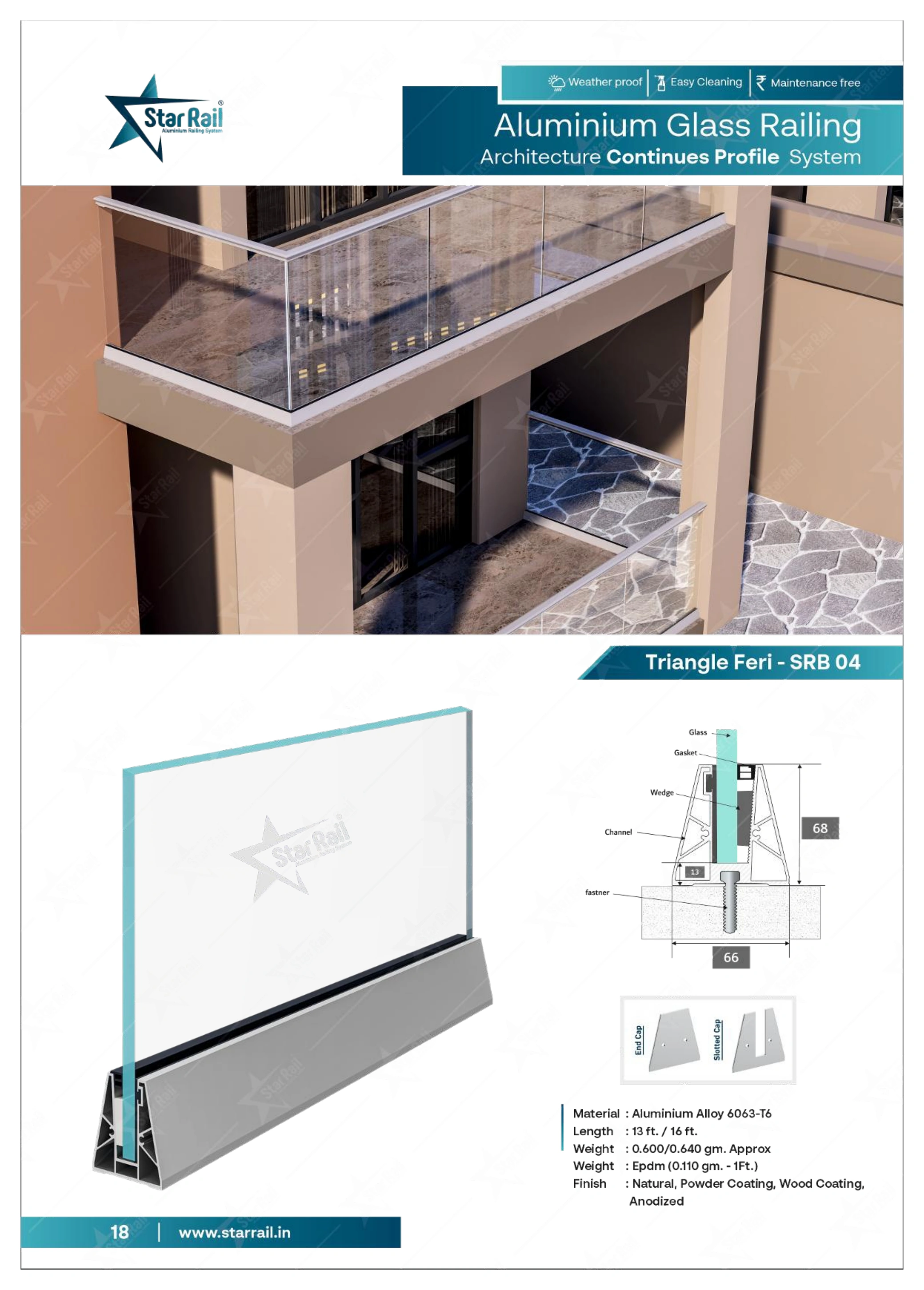 Top & Bottom Profile Railings Catalogue — Page 18
