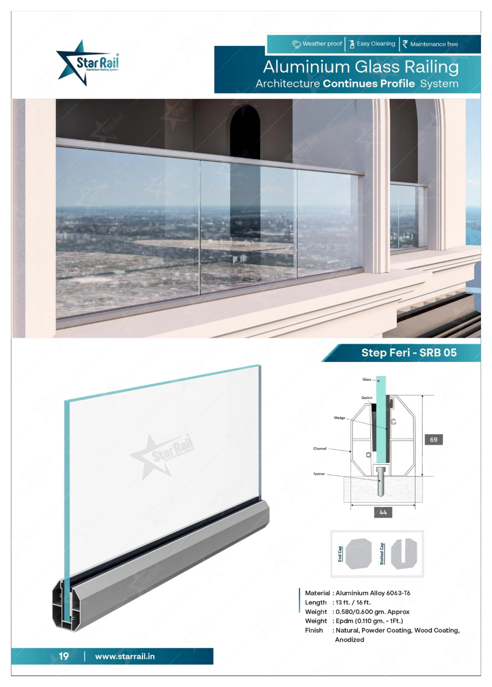 Top & Bottom Profile Railings Catalogue — Page 19