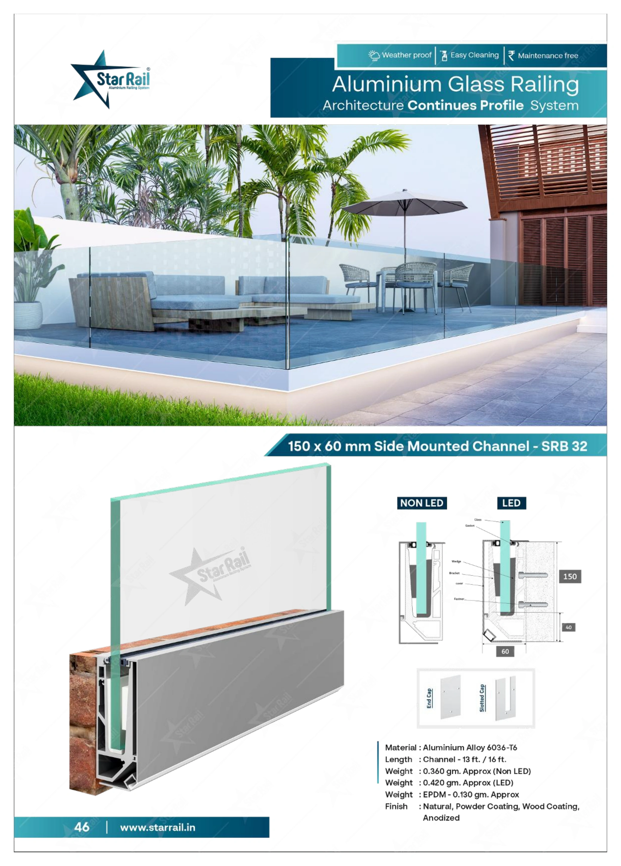 Top & Bottom Profile Railings Catalogue — Page 46