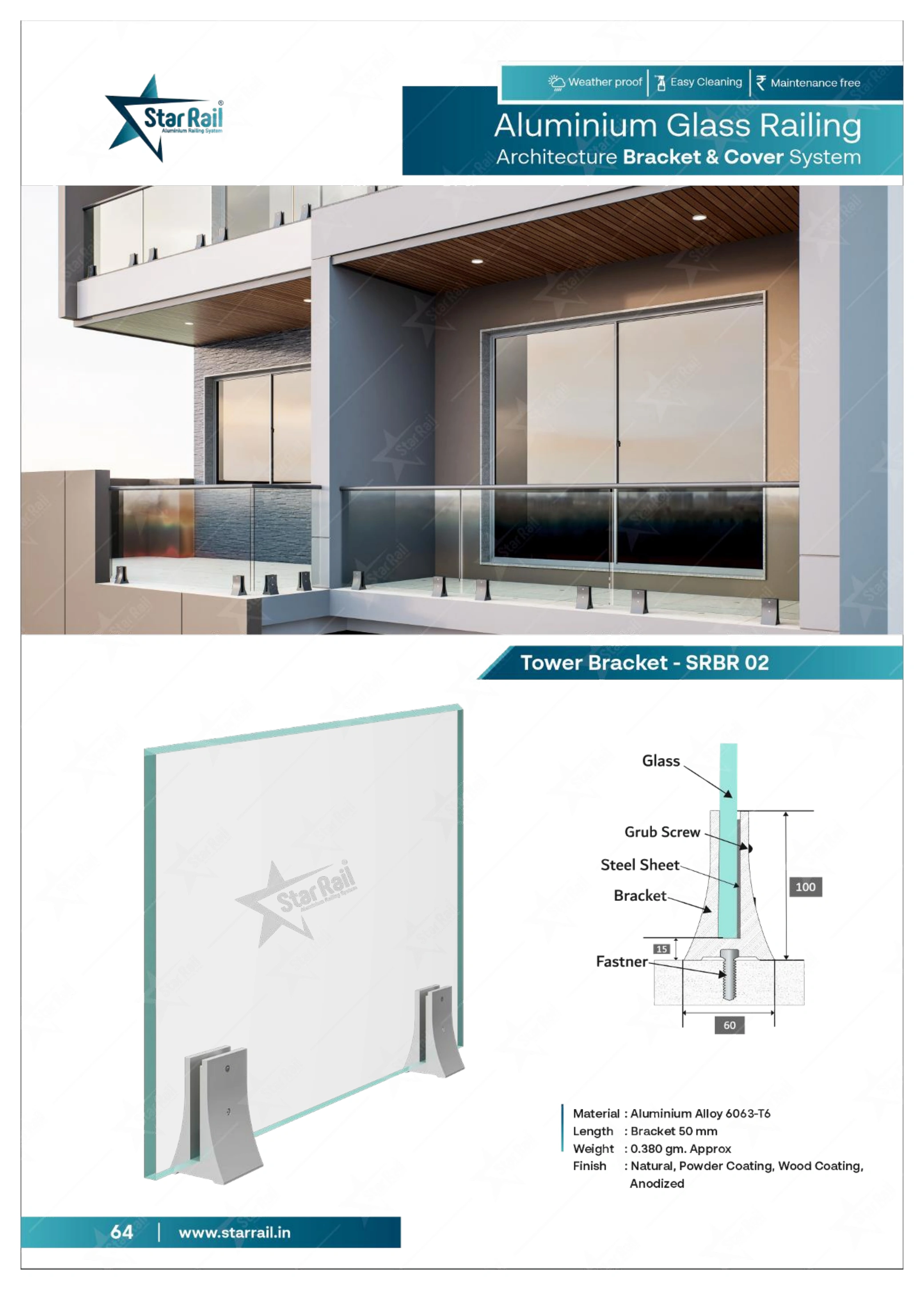 Top & Bottom Profile Railings Catalogue — Page 64