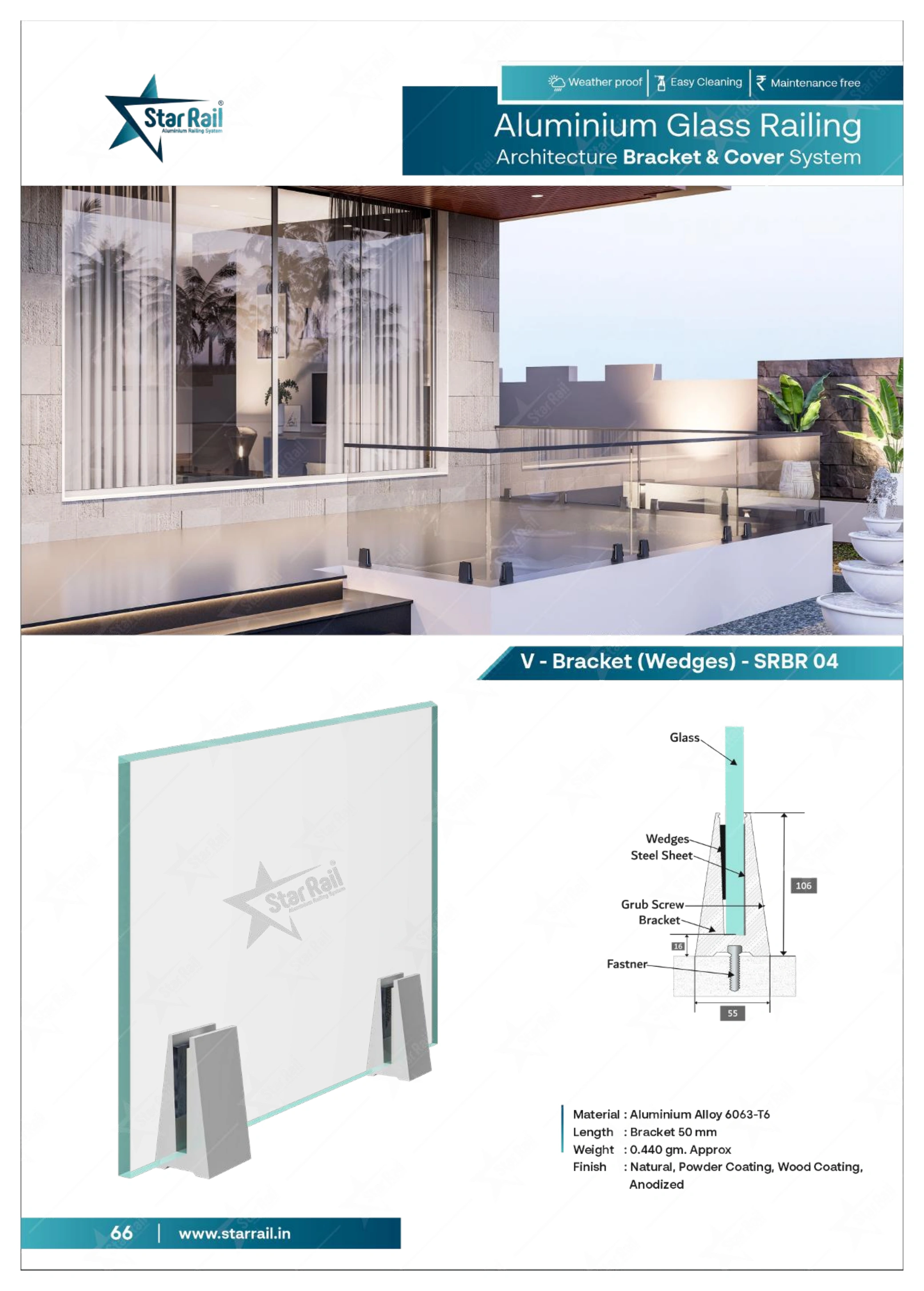 Top & Bottom Profile Railings Catalogue — Page 66