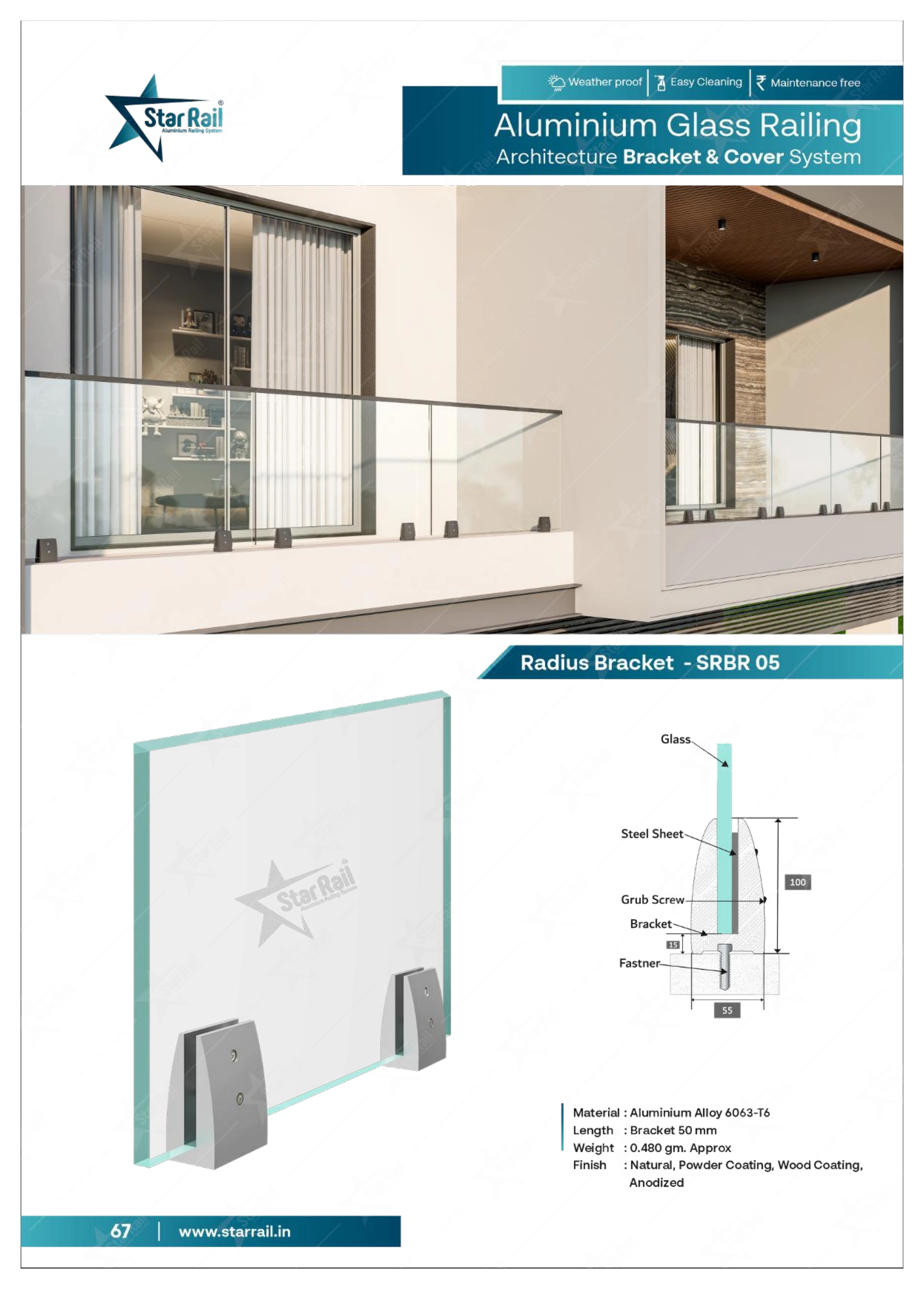 Top & Bottom Profile Railings Catalogue — Page 67