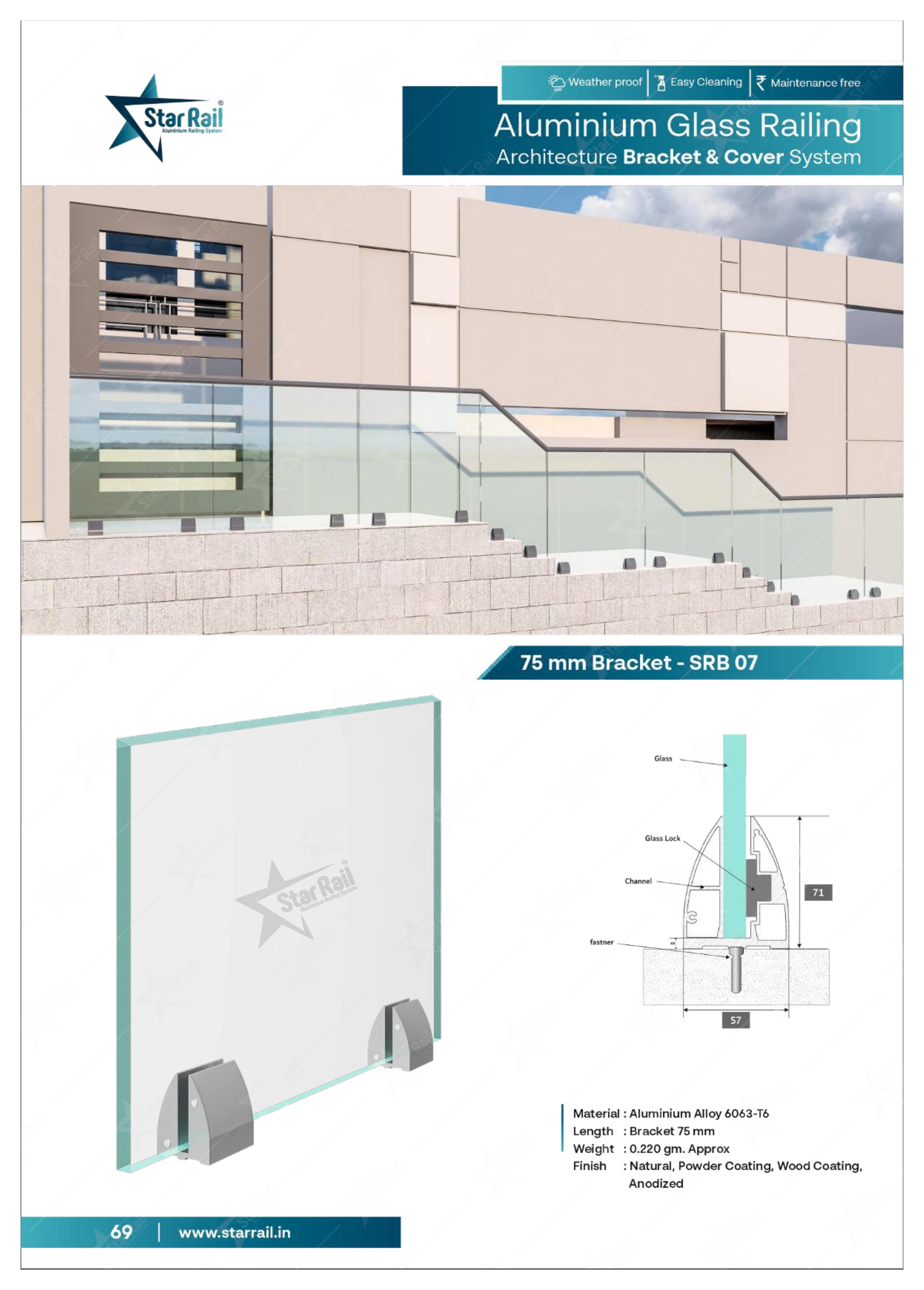 Top & Bottom Profile Railings Catalogue — Page 69