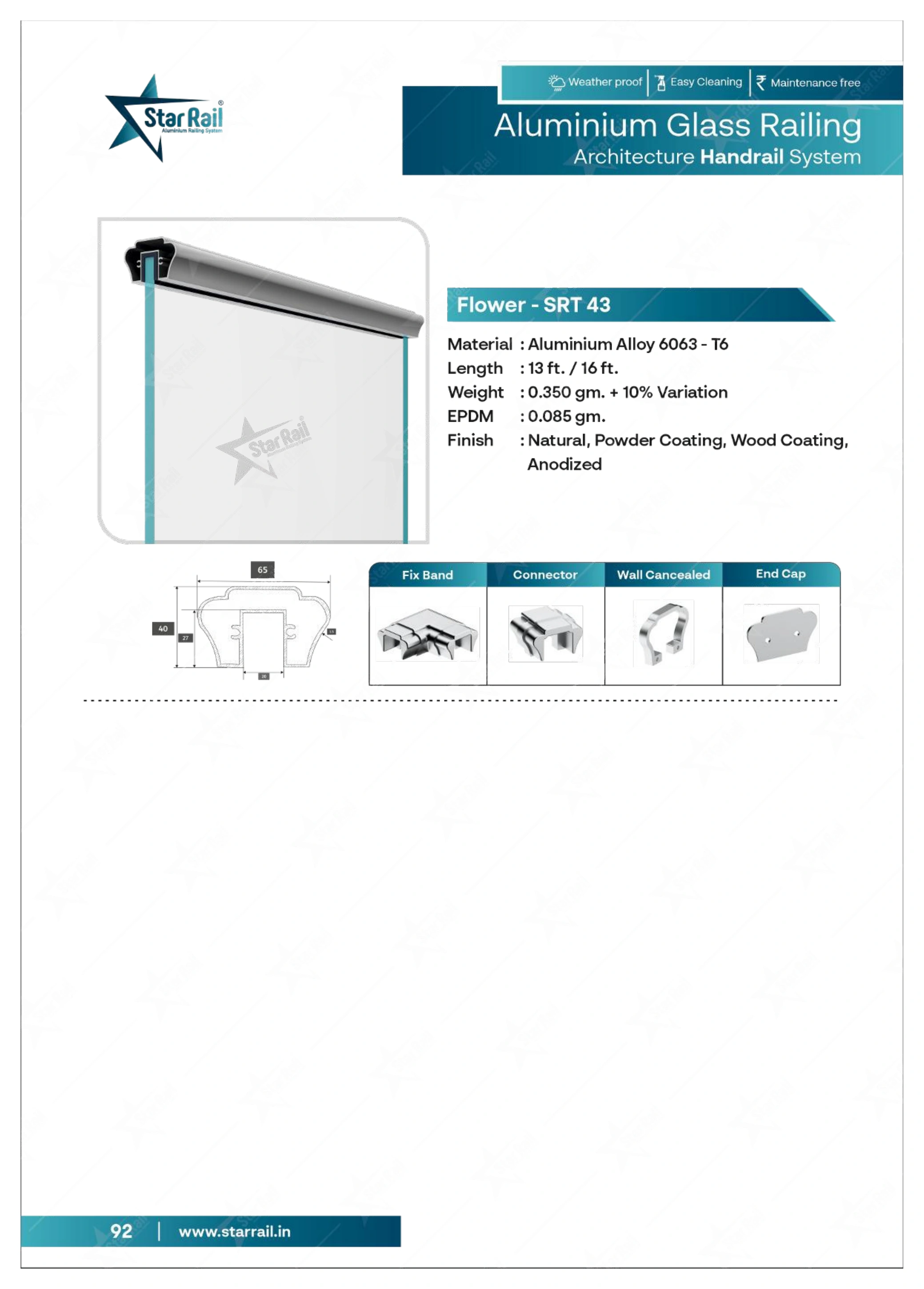 Top & Bottom Profile Railings Catalogue — Page 92
