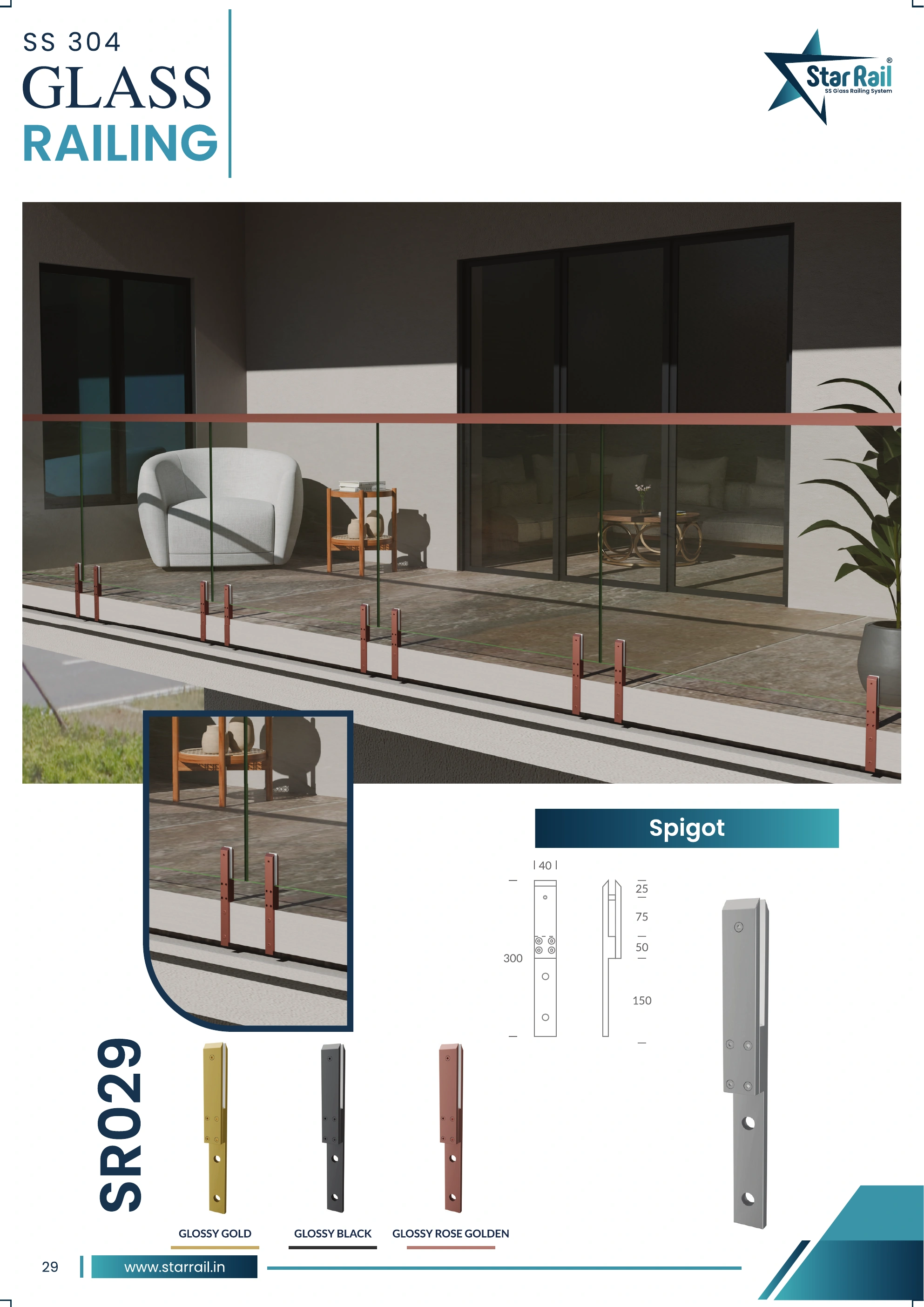 Stainless Steel Glass Railing Catalogue — Page 34