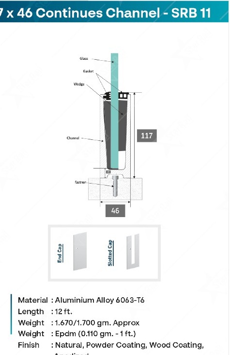 117 × 46 Continuous Channel - SRB 11 image 3