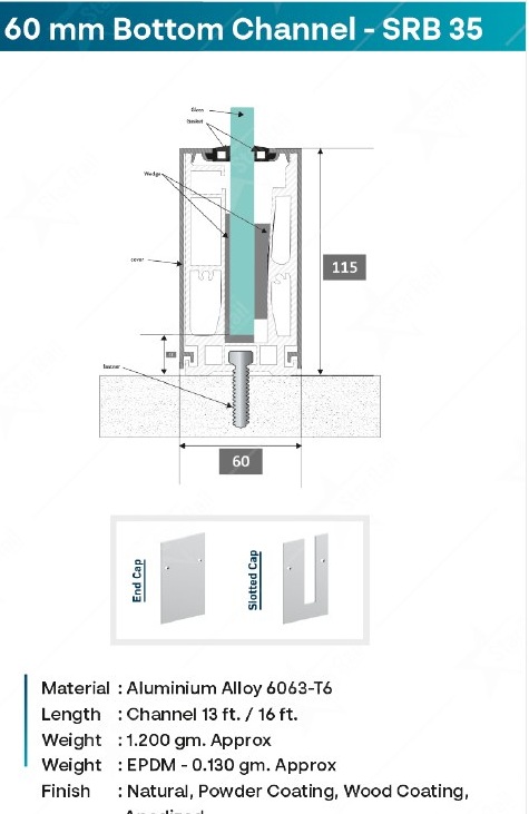 125 × 60 Bottom Channel - SRB 35 image 3