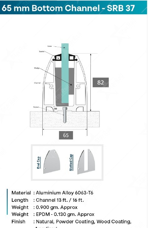 82 × 65 Bottom Channel - SRB 37 image 3