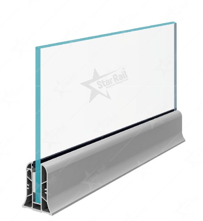 Clip Feri - SRB 06 - Architectural Aluminium Glass Railing Hardware | Star Rail Gujarat Wholesaler