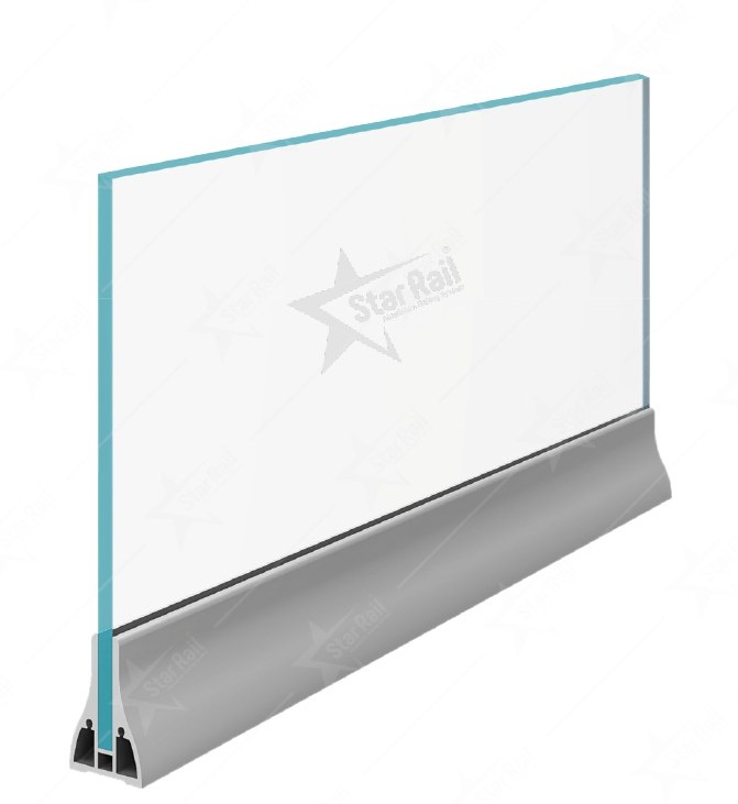 Commercial Feri - SRB 02 - Architectural Aluminium Glass Railing Hardware | Star Rail Gujarat Wholesaler