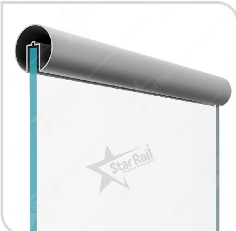 65 mm Round - SRT 03 - Architectural Aluminium Glass Railing Hardware | Star Rail Gujarat Wholesaler