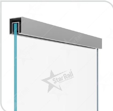 40 × 40 mm Top - SRT 05 - Architectural Aluminium Glass Railing Hardware | Star Rail Gujarat Wholesaler