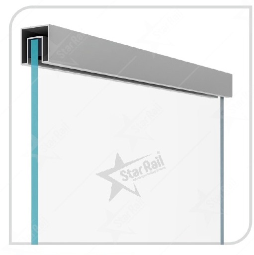 50 × 50 mm Top - SRT 06 - Architectural Aluminium Glass Railing Hardware | Star Rail Gujarat Wholesaler