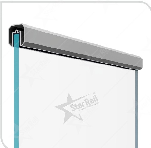 38 × 38 mm Star Pipe - SRT 07 - Architectural Aluminium Glass Railing Hardware | Star Rail Gujarat Wholesaler