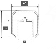 45 × 45 mm Star Pipe - SRT 08 image 2