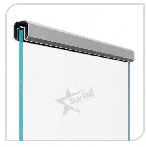 45 × 45 mm Star Pipe - SRT 08 - Architectural Aluminium Glass Railing Hardware | Star Rail Gujarat Wholesaler
