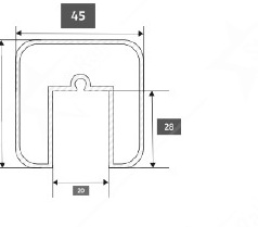 45 × 45 mm Radius Pipe - SRT 10 image 2