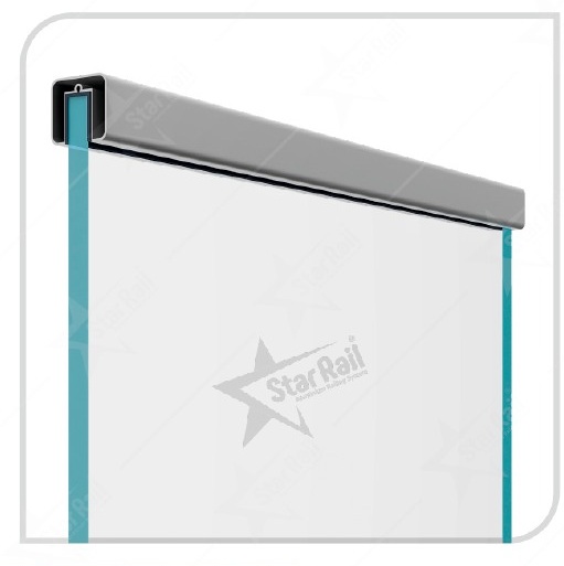 45 × 45 mm Radius Pipe - SRT 10 - Architectural Aluminium Glass Railing Hardware | Star Rail Gujarat Wholesaler