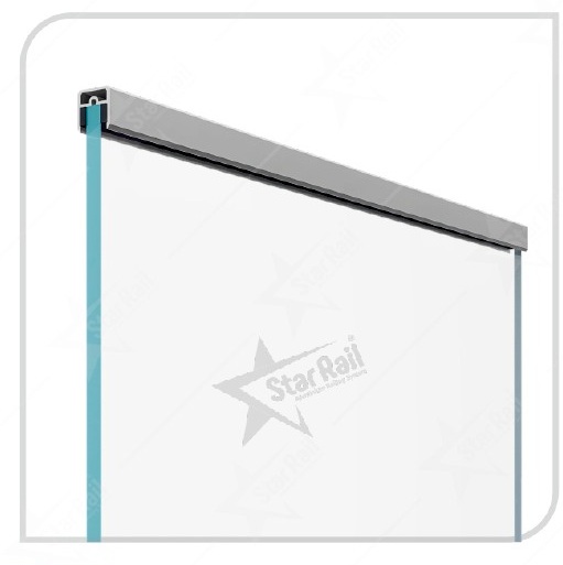 25 × 25 mm Top - SRT 12 - Architectural Aluminium Glass Railing Hardware | Star Rail Gujarat Wholesaler