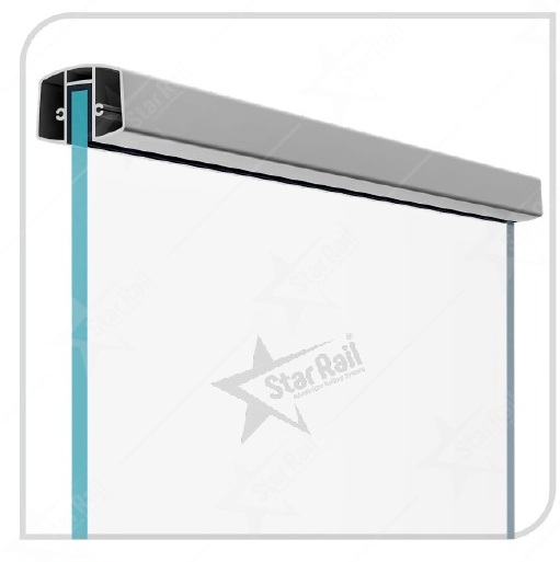 Rectangle Top - SRT 14 - Architectural Aluminium Glass Railing Hardware | Star Rail Gujarat Wholesaler