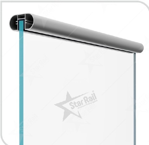 Capsule 35 × 70 mm - SRT 17 - Architectural Aluminium Glass Railing Hardware | Star Rail Gujarat Wholesaler